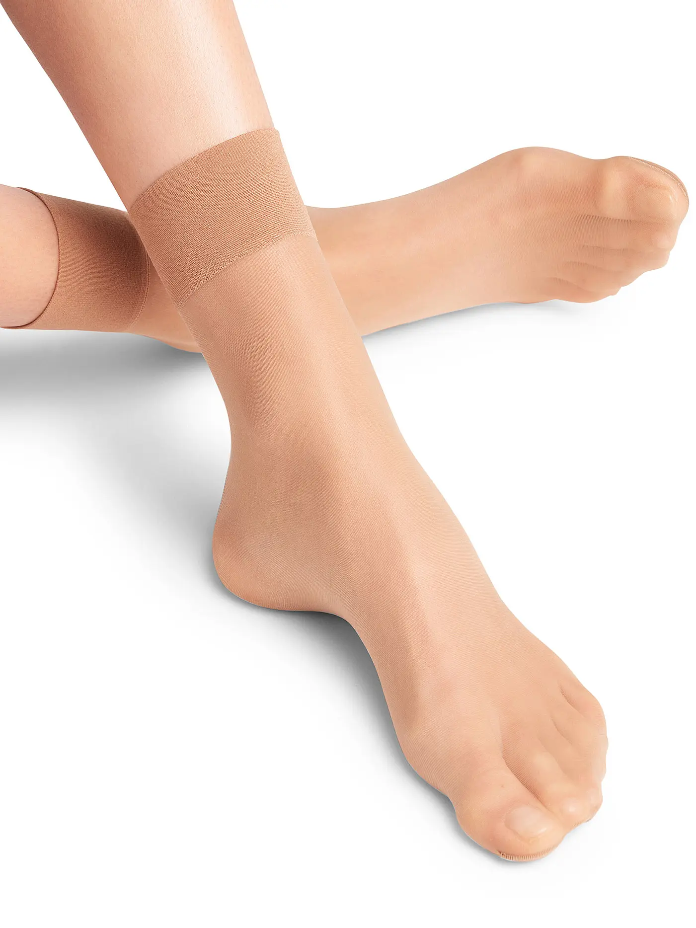 FALKE | Söckchen PURE MATT 20 DEN powder | braun
