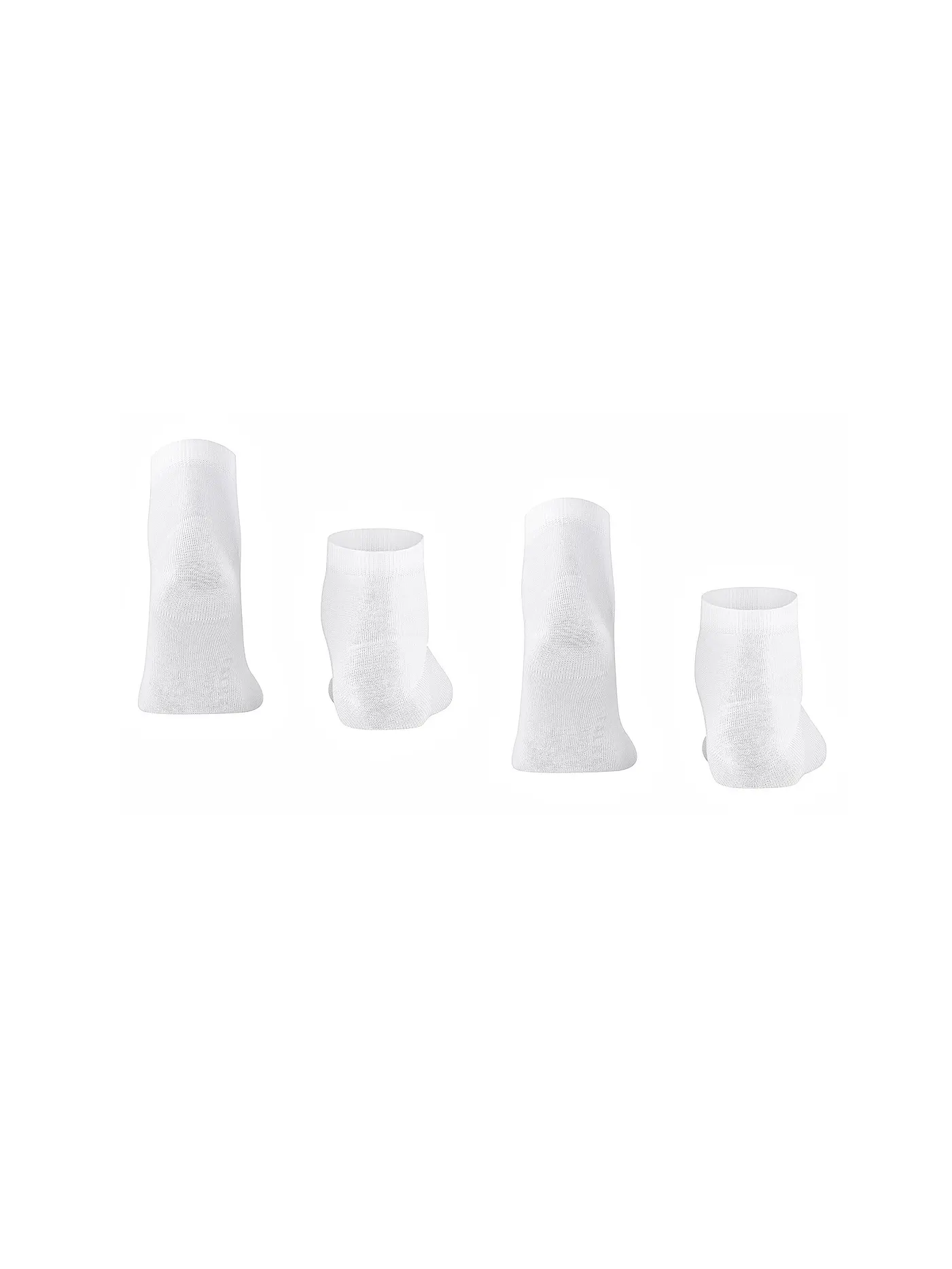 FALKE | Sneakersocken 2-er Pkg "Happy" (white) | weiss