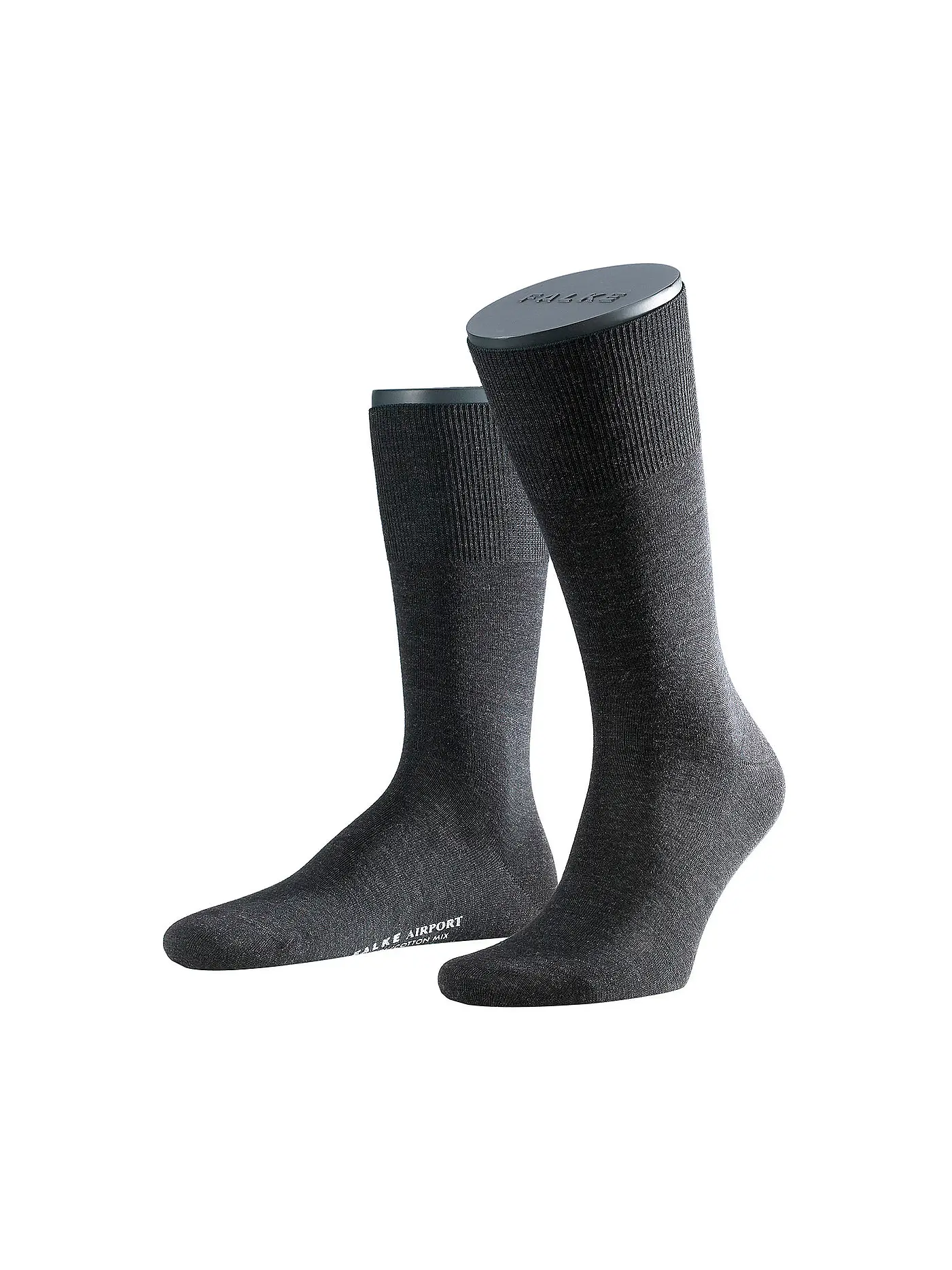 FALKE | Socken AIRPORT emerald | grau