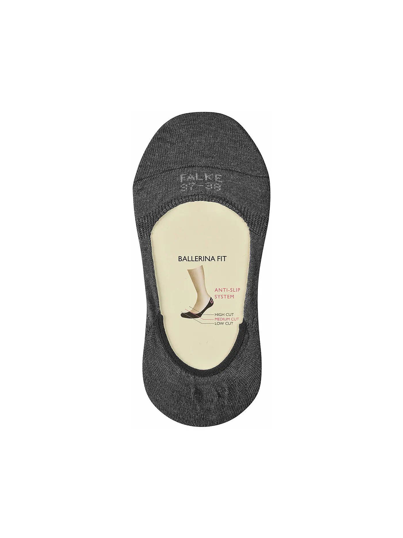 FALKE | Socken - Füsslinge Step Medium Cut black | schwarz