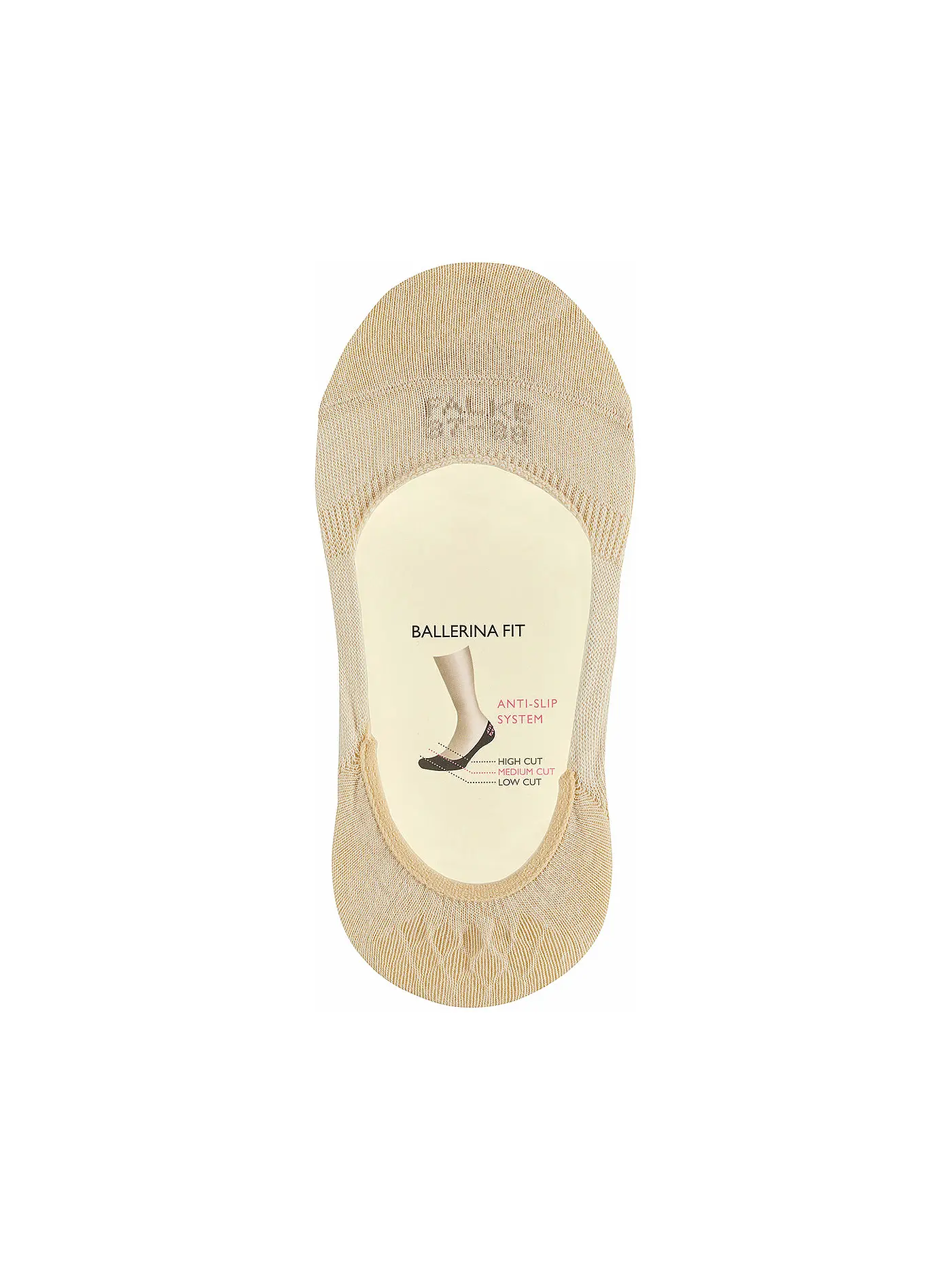 FALKE | Socken - Füsslinge Step Medium Cut cream | creme