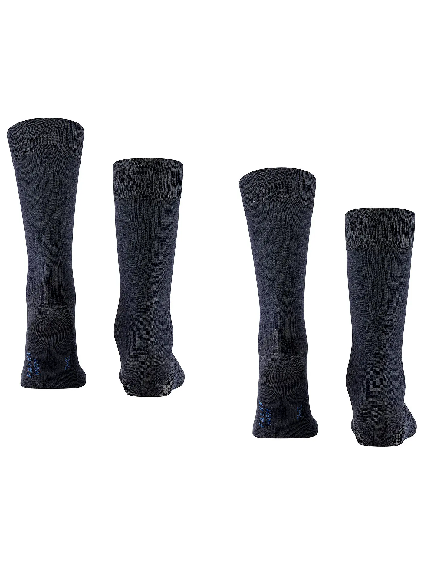FALKE | Socken 2-er Pkg "Happy" (dark navy) | blau