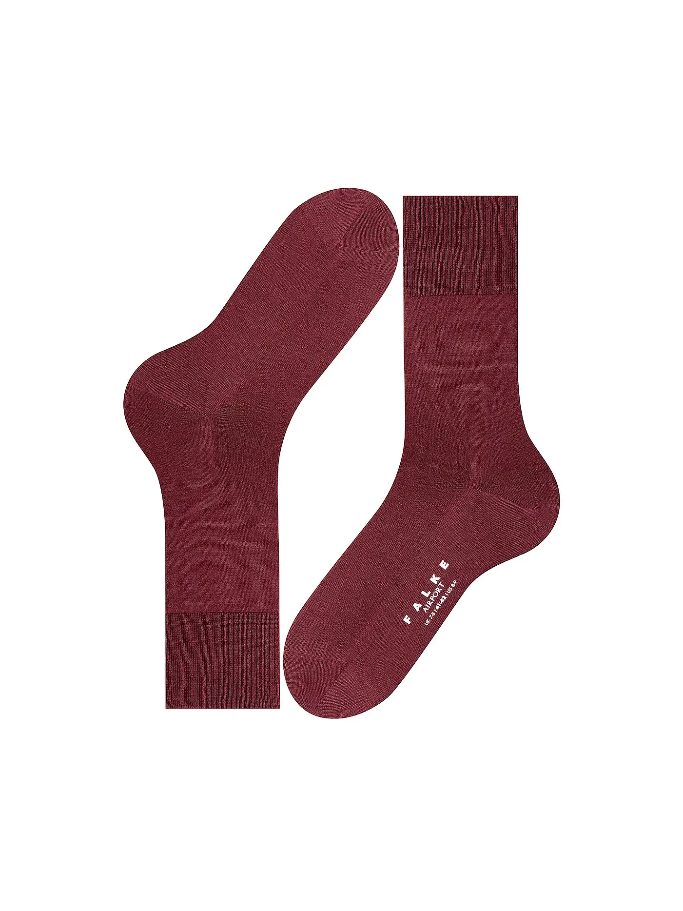 FALKE | Socken Airport barolo | dunkelrot