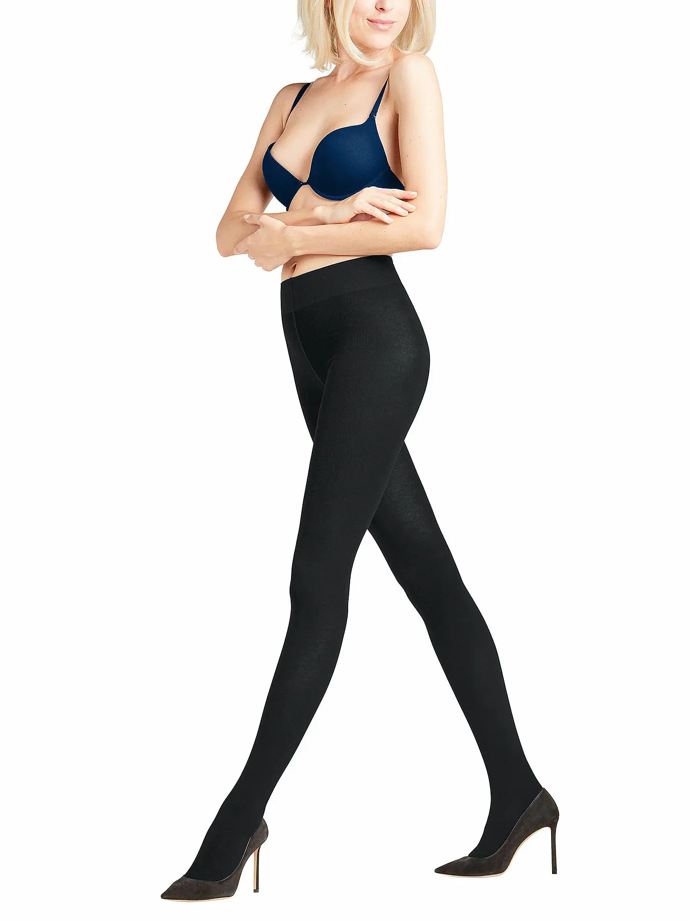 FALKE | Strickstrumpfhose  | schwarz