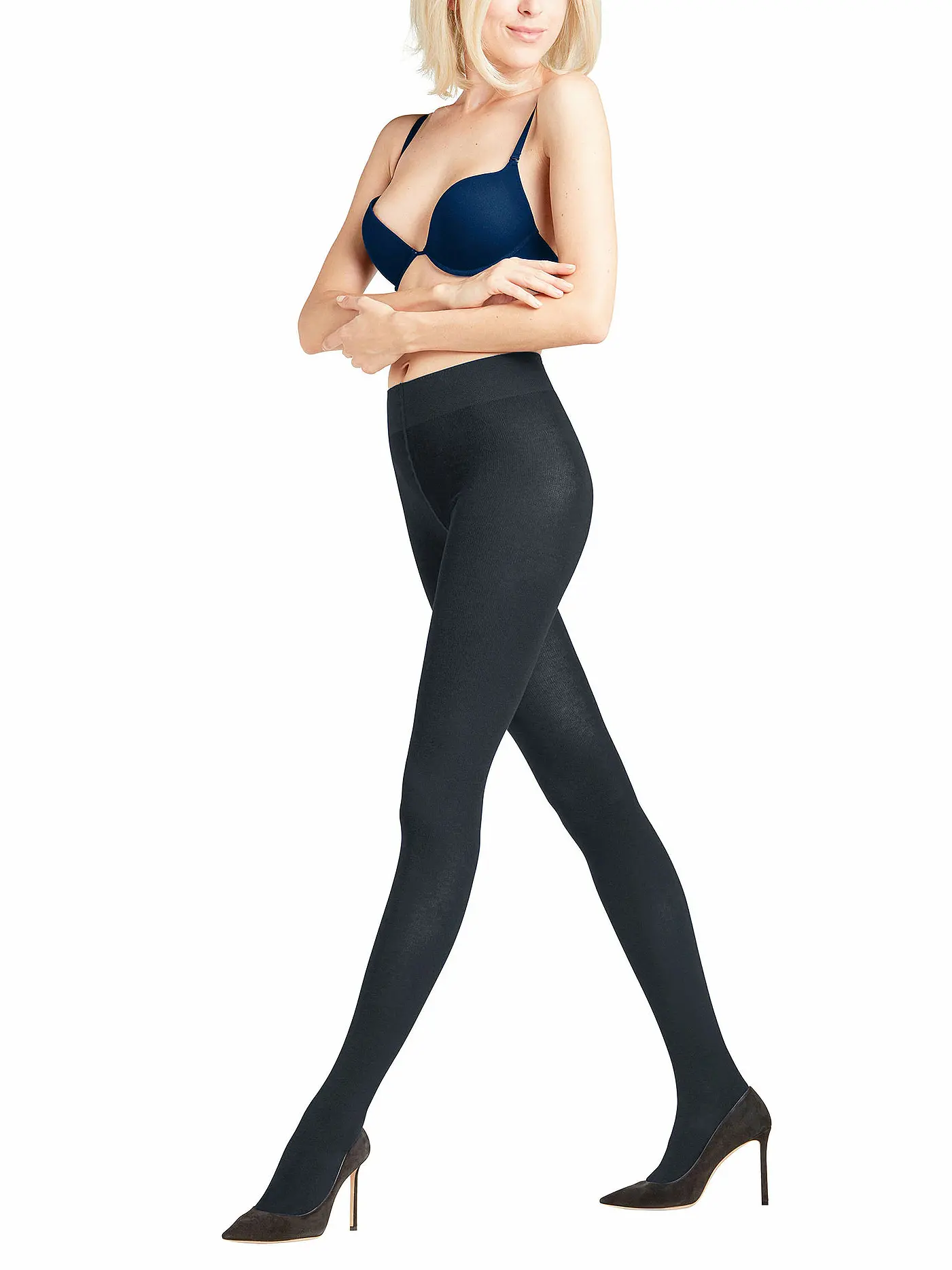 FALKE | Strickstrumpfhose  | blau