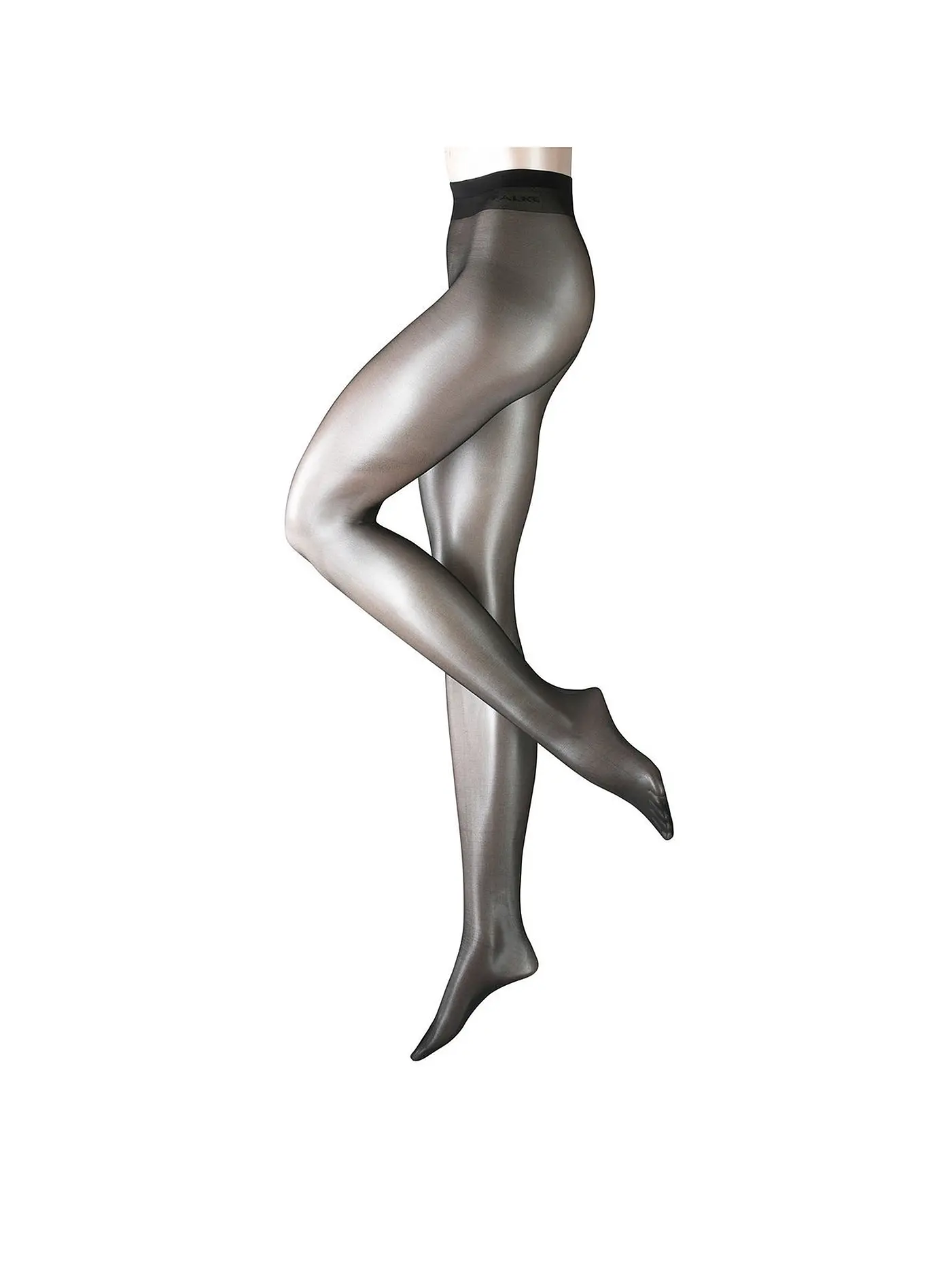 FALKE | Feinstrumpfhose Pure Matt 20 DEN platinium | schwarz