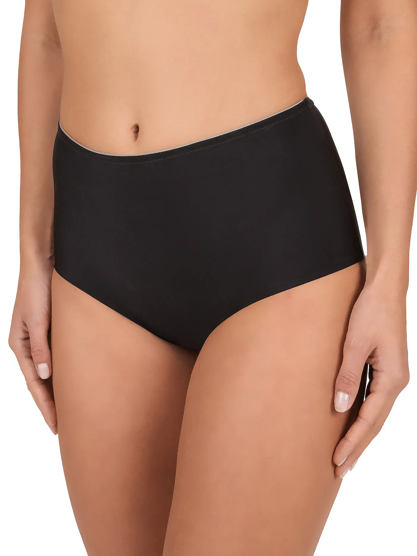 FELINA CONTURELLE | Highwaist-Slip "Pure Feeling" schwarz | schwarz