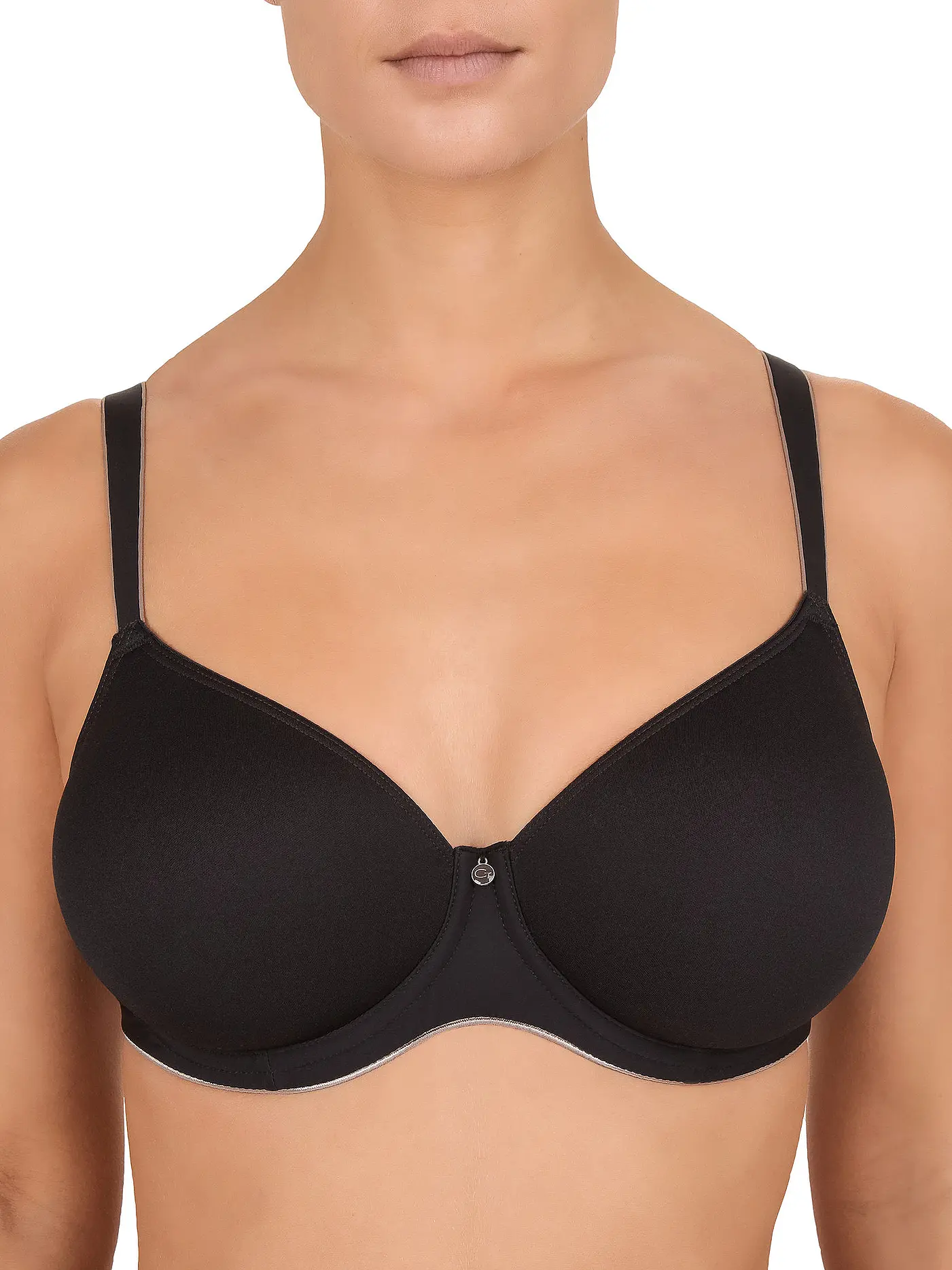 FELINA CONTURELLE | Spacer BH mit Bügel "Pure Feeling" schwarz | schwarz