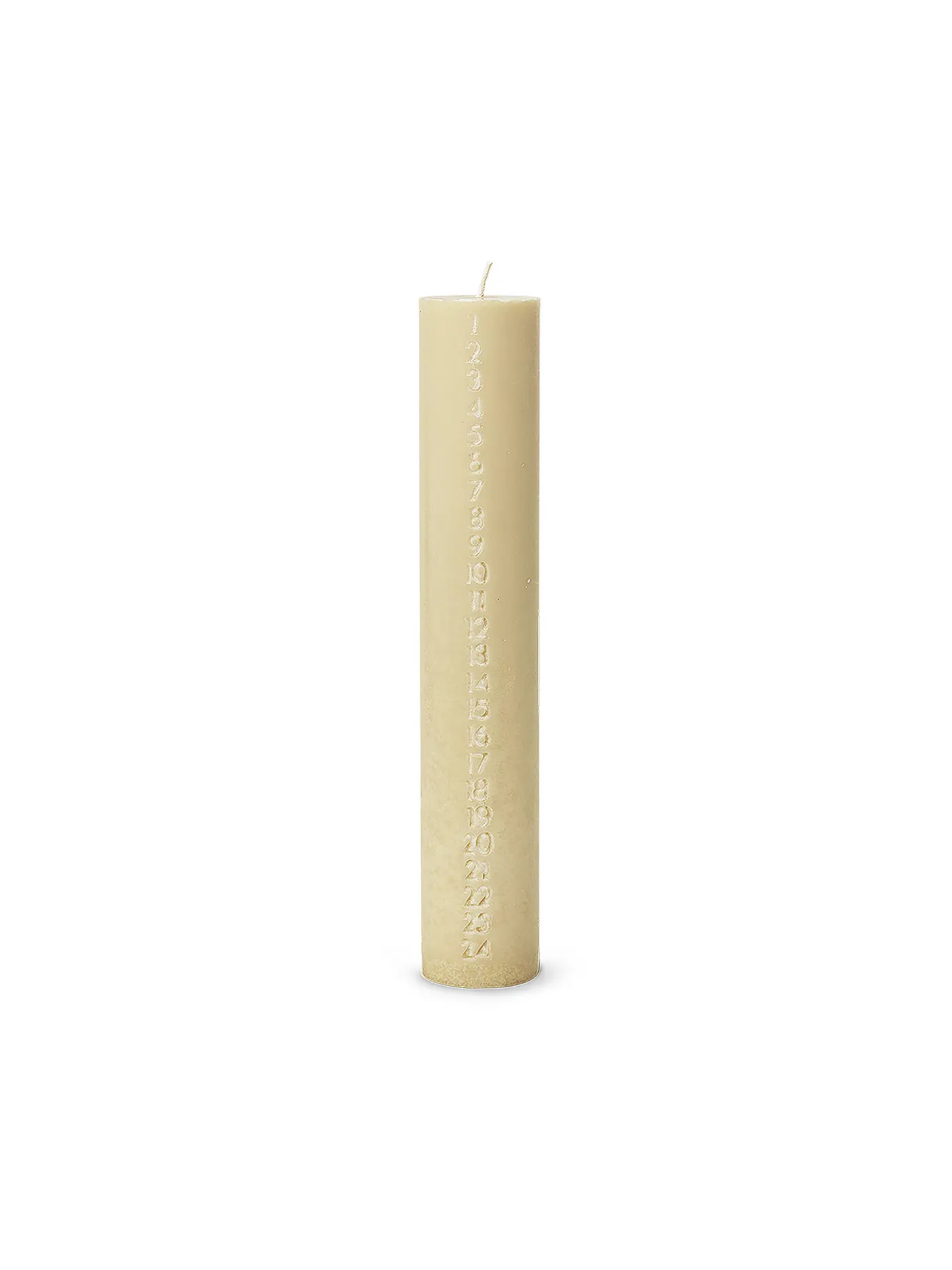 FERM LIVING | Adventskalender Kerze PURE Pale Yellow | creme