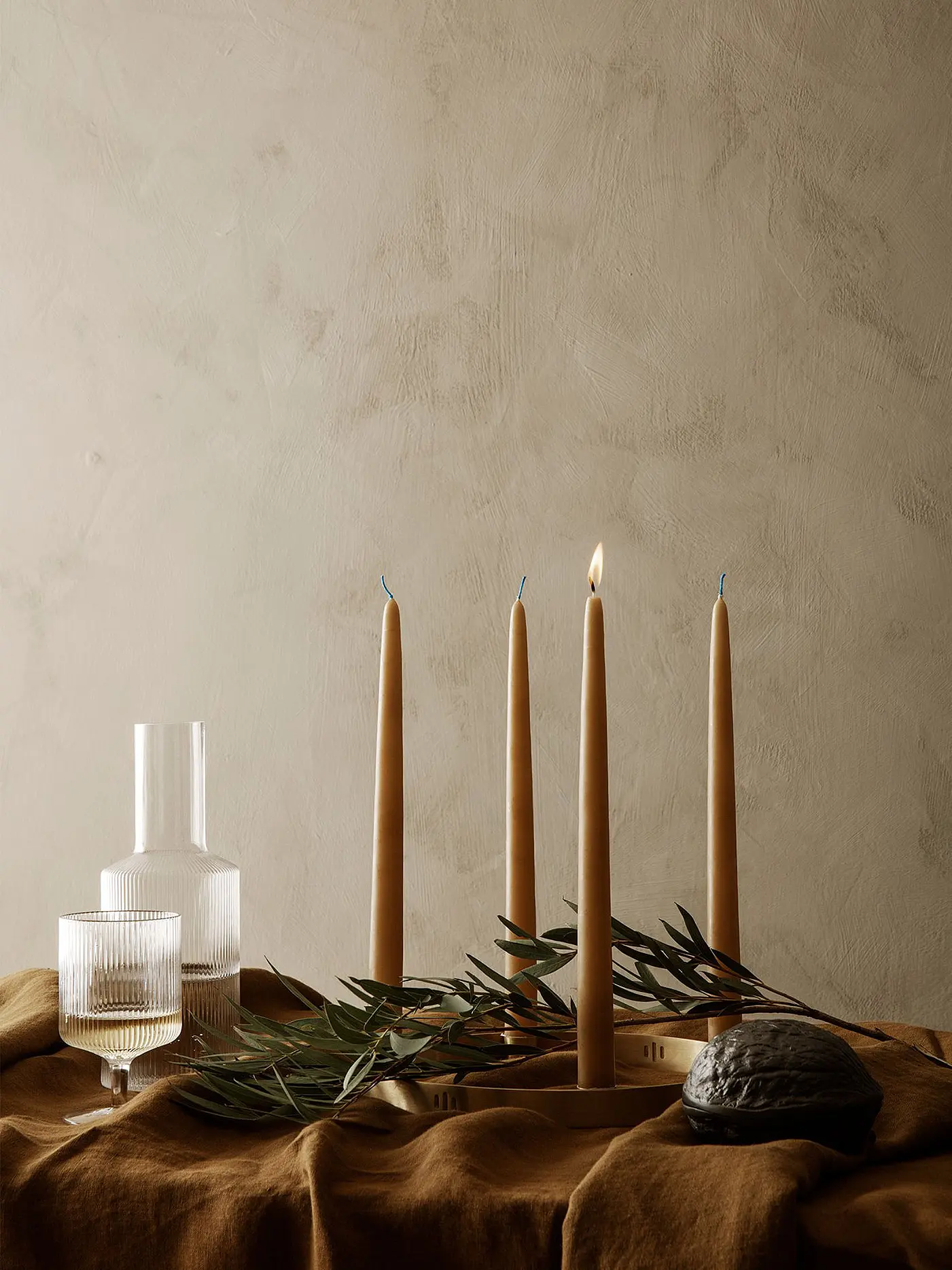FERM LIVING | Karaffe RIPPLE 100 cl  | transparent