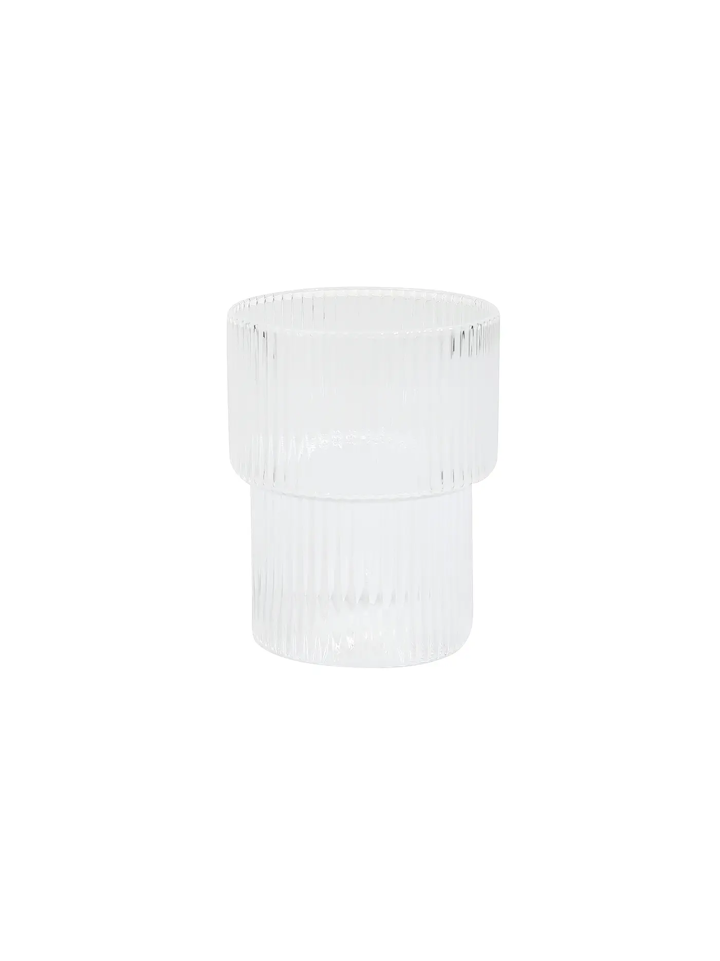 FERM LIVING | Trinkglas 4er Set RIPPLE | transparent