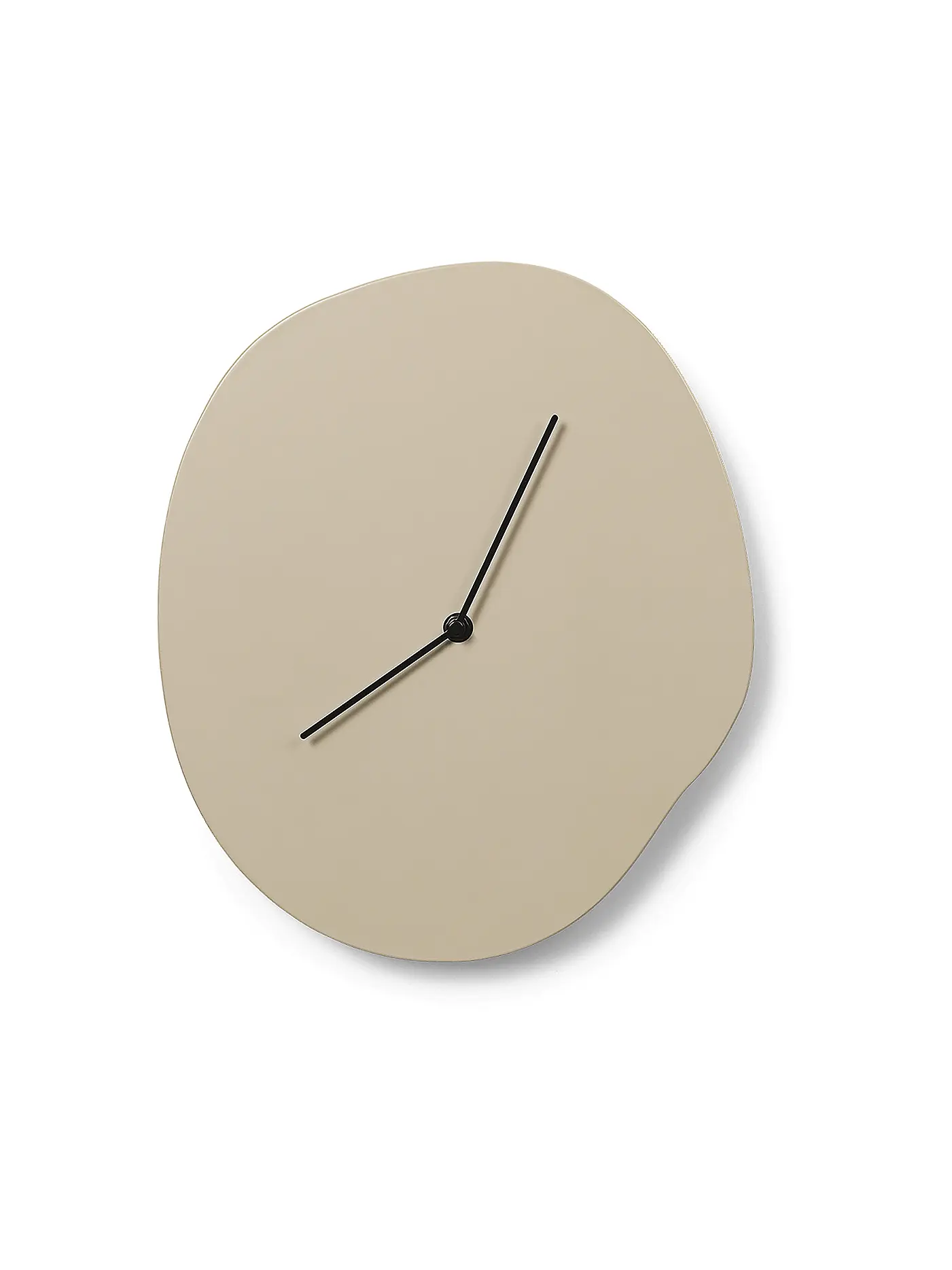 FERM LIVING | Wanduhr MELT Cashmere | beige