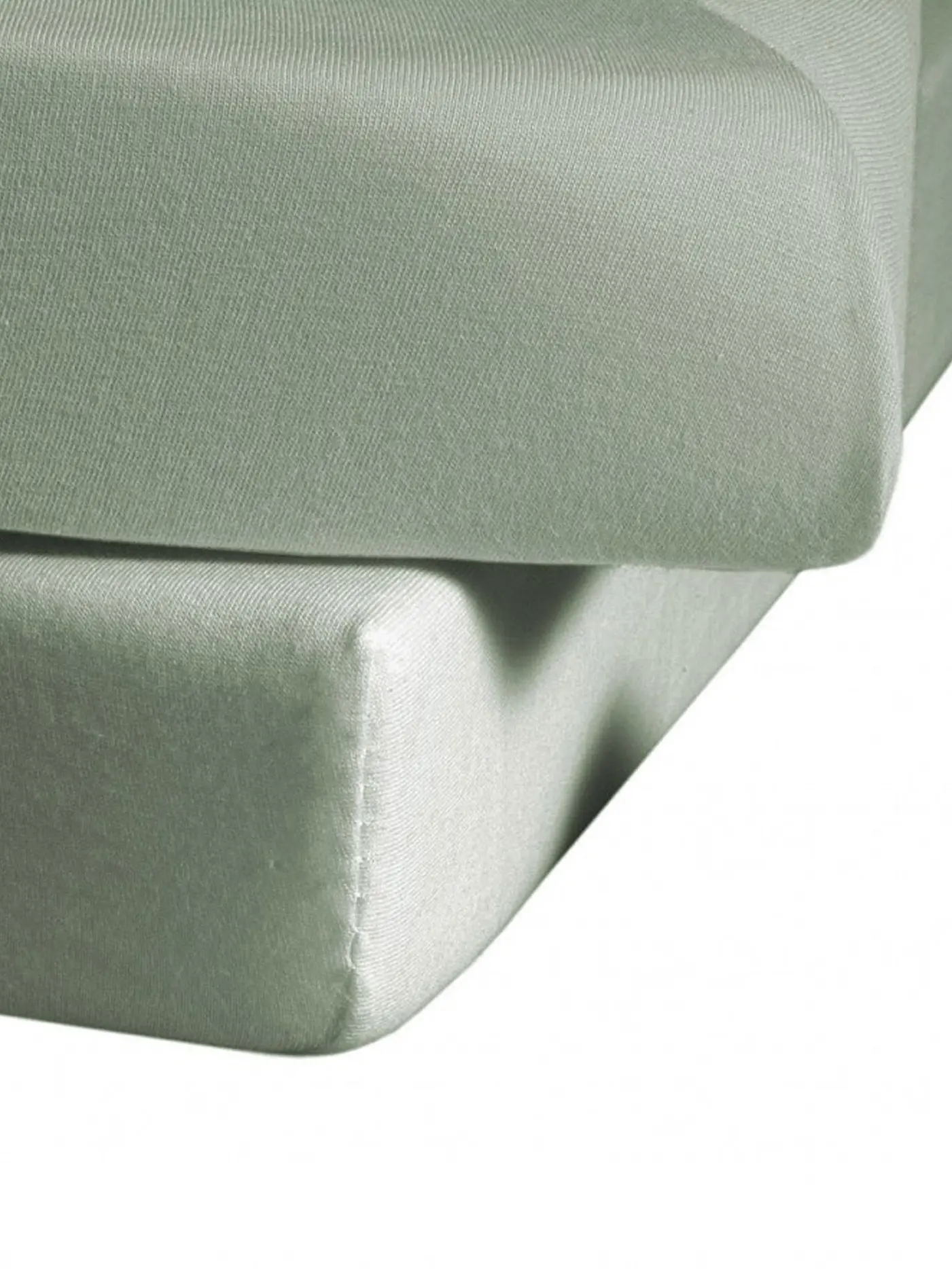 FLEURESSE | Jerseyspannleintuch 100x200cm (Grau) | grau
