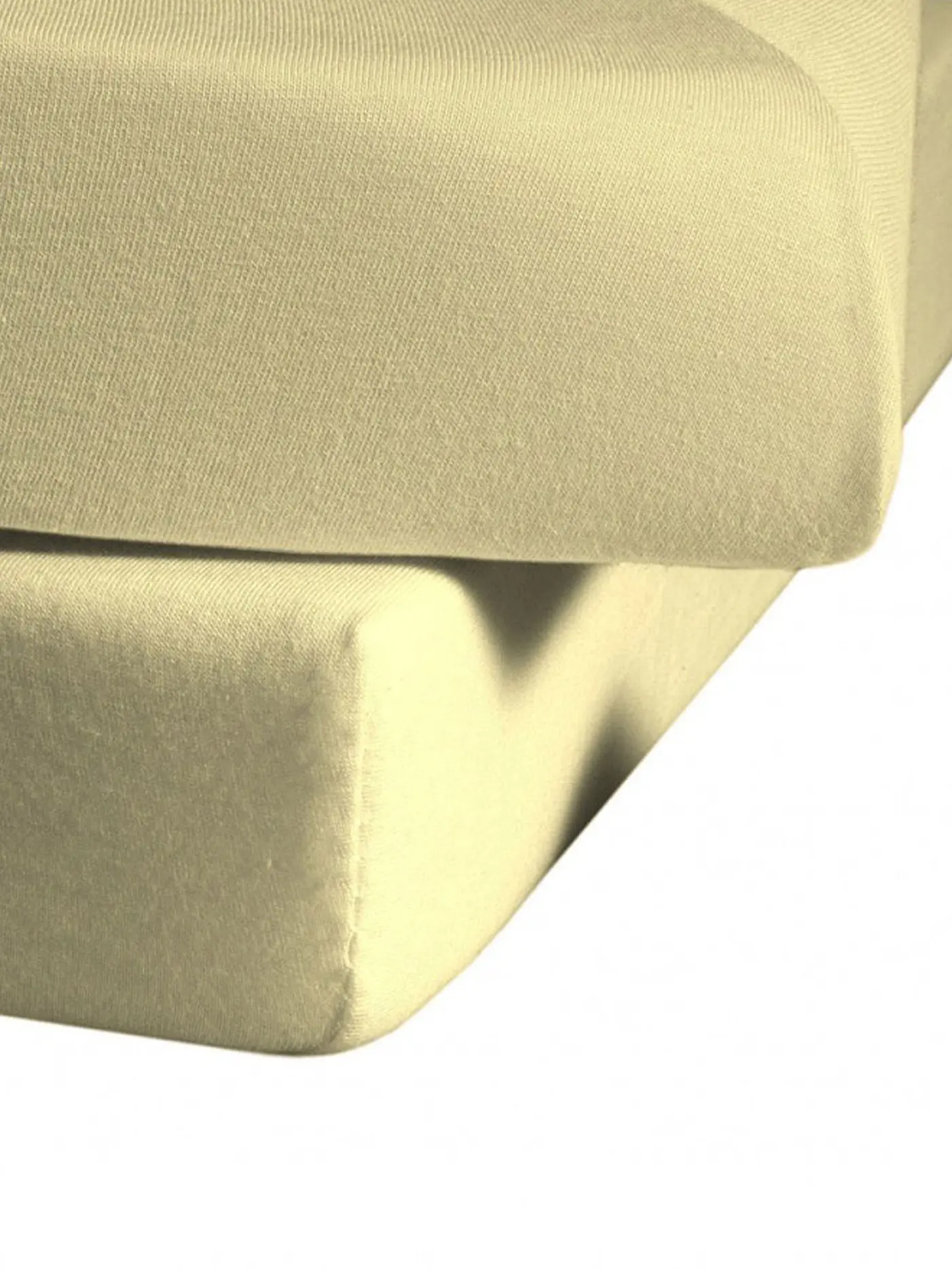 FLEURESSE | Jerseyspannleintuch 100x200cm (Schwarz) | gelb