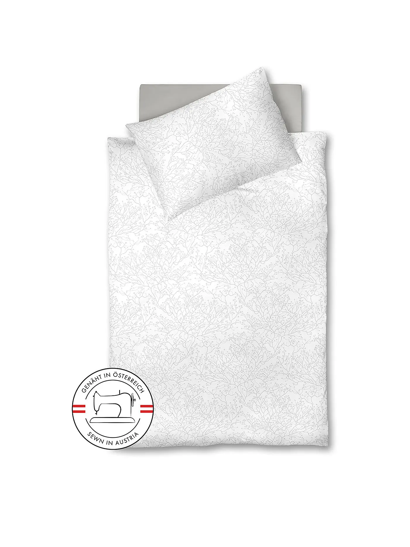 FLEURESSE | Tencel Bettwäsche White Dream 70x90cm / 140x200cm White | weiss