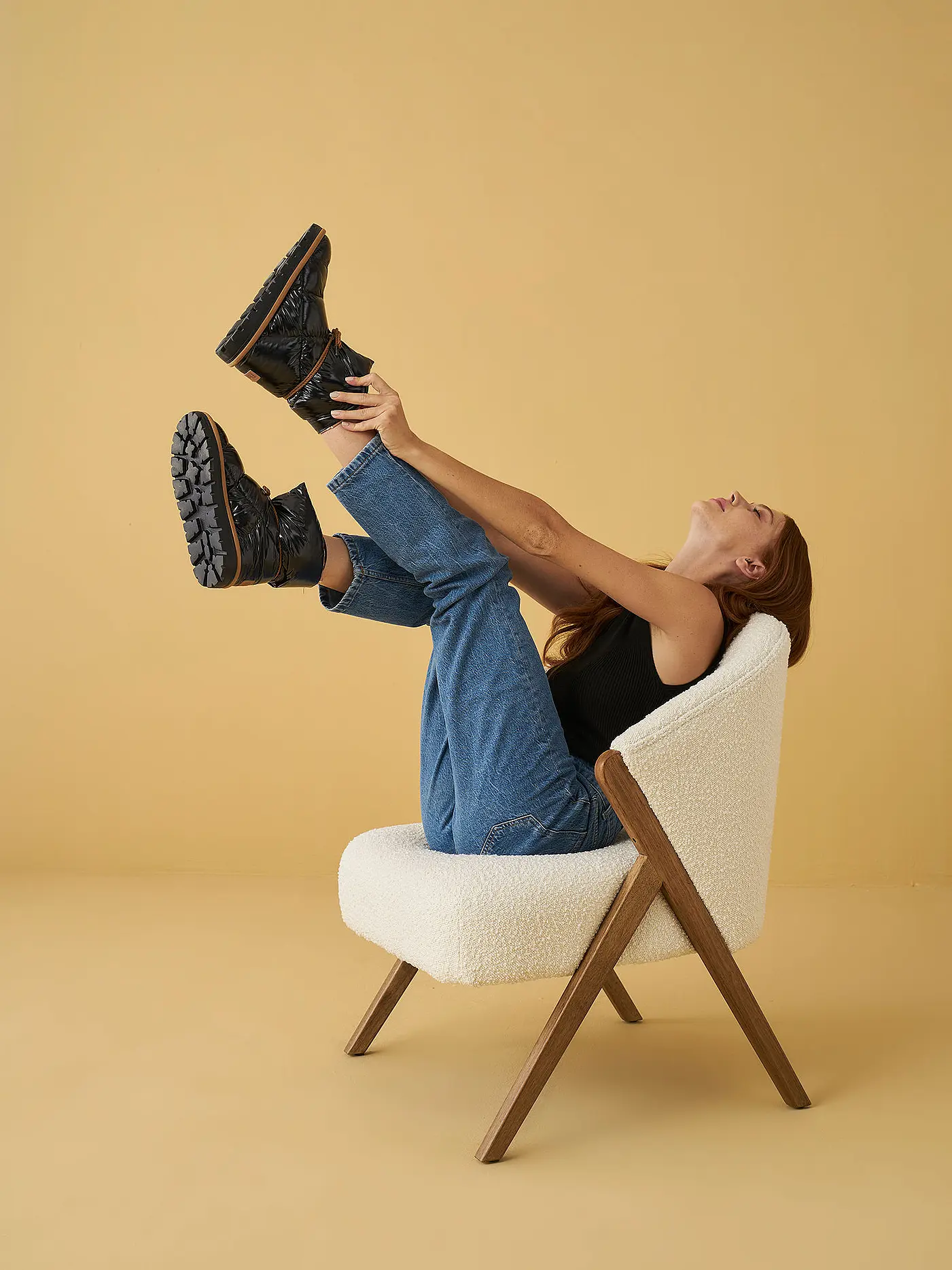 FLUFIE | Snowboot | schwarz