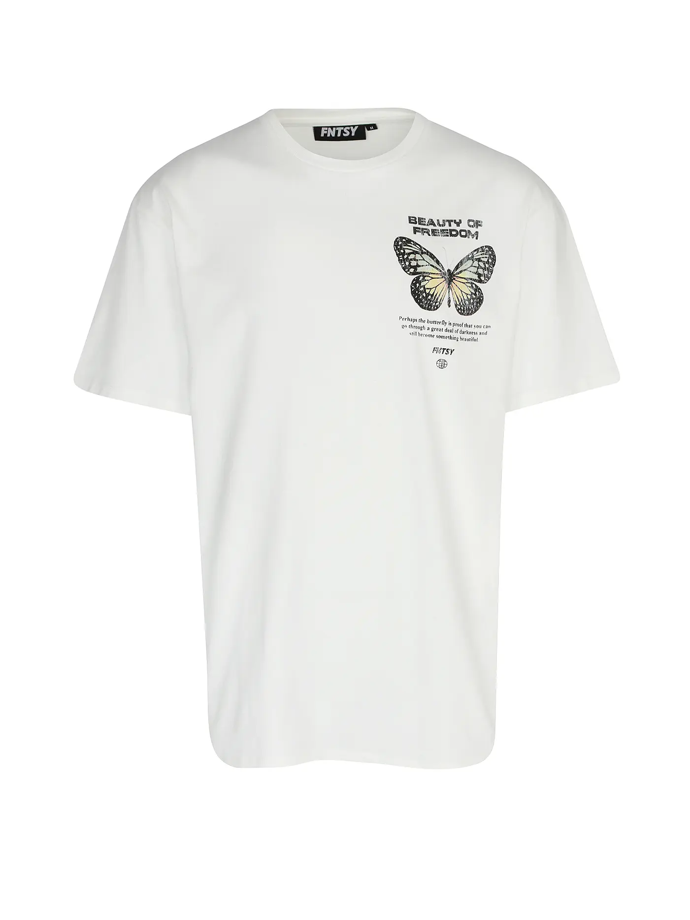 FNTSY | T-Shirt BUTTERFLY | beige