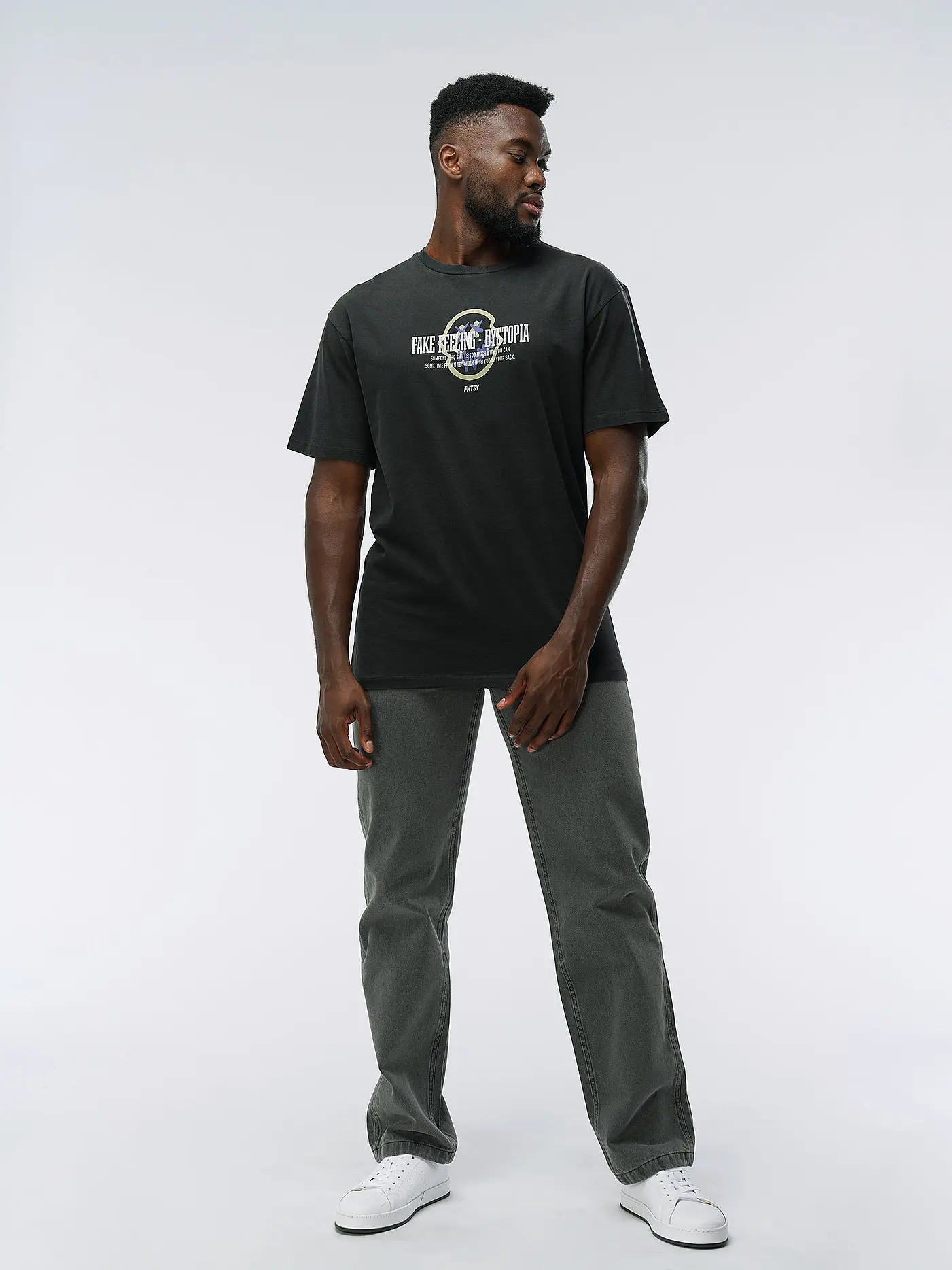 FNTSY | T-Shirt FEELING | schwarz