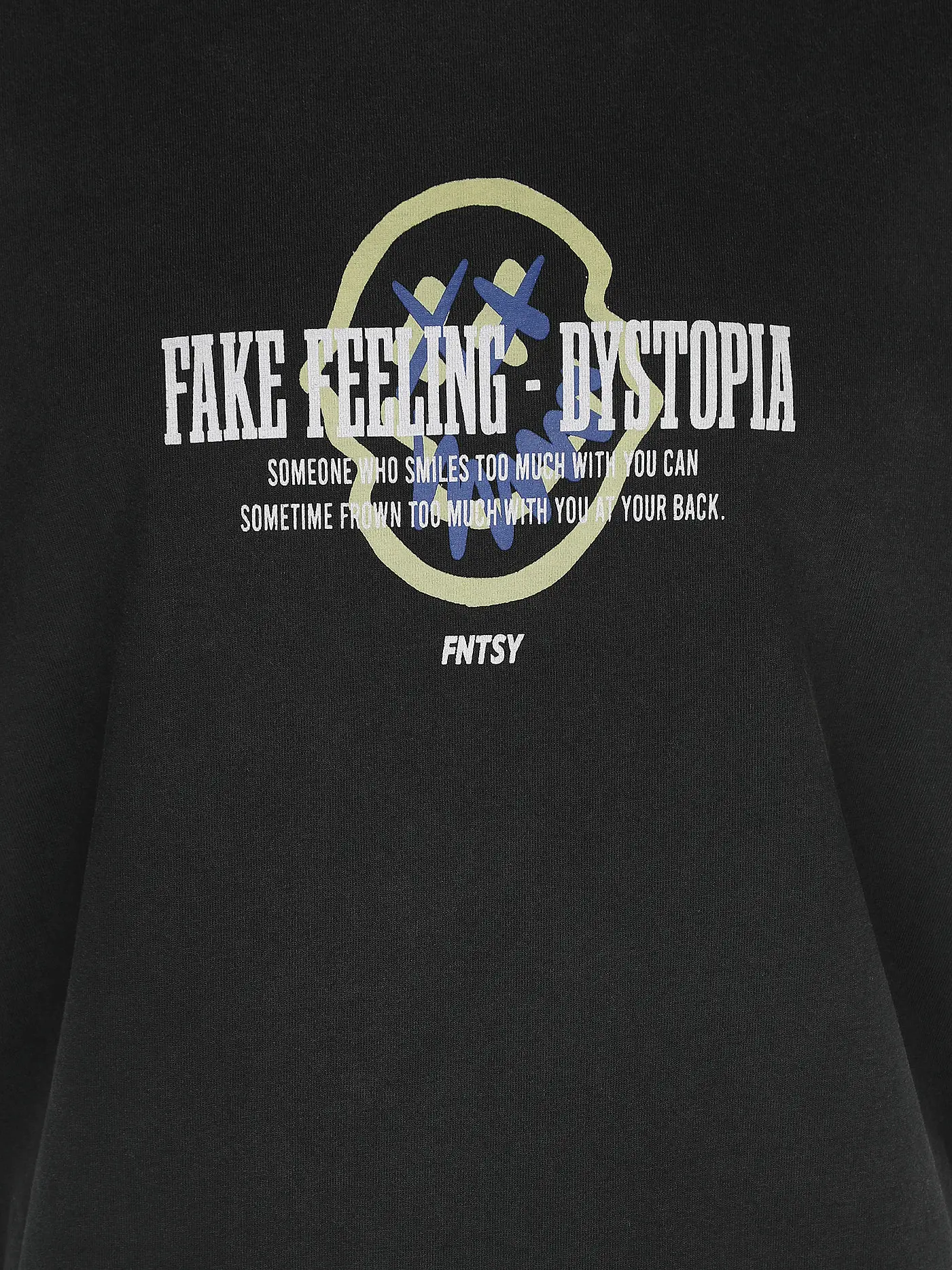 FNTSY | T-Shirt FEELING | schwarz