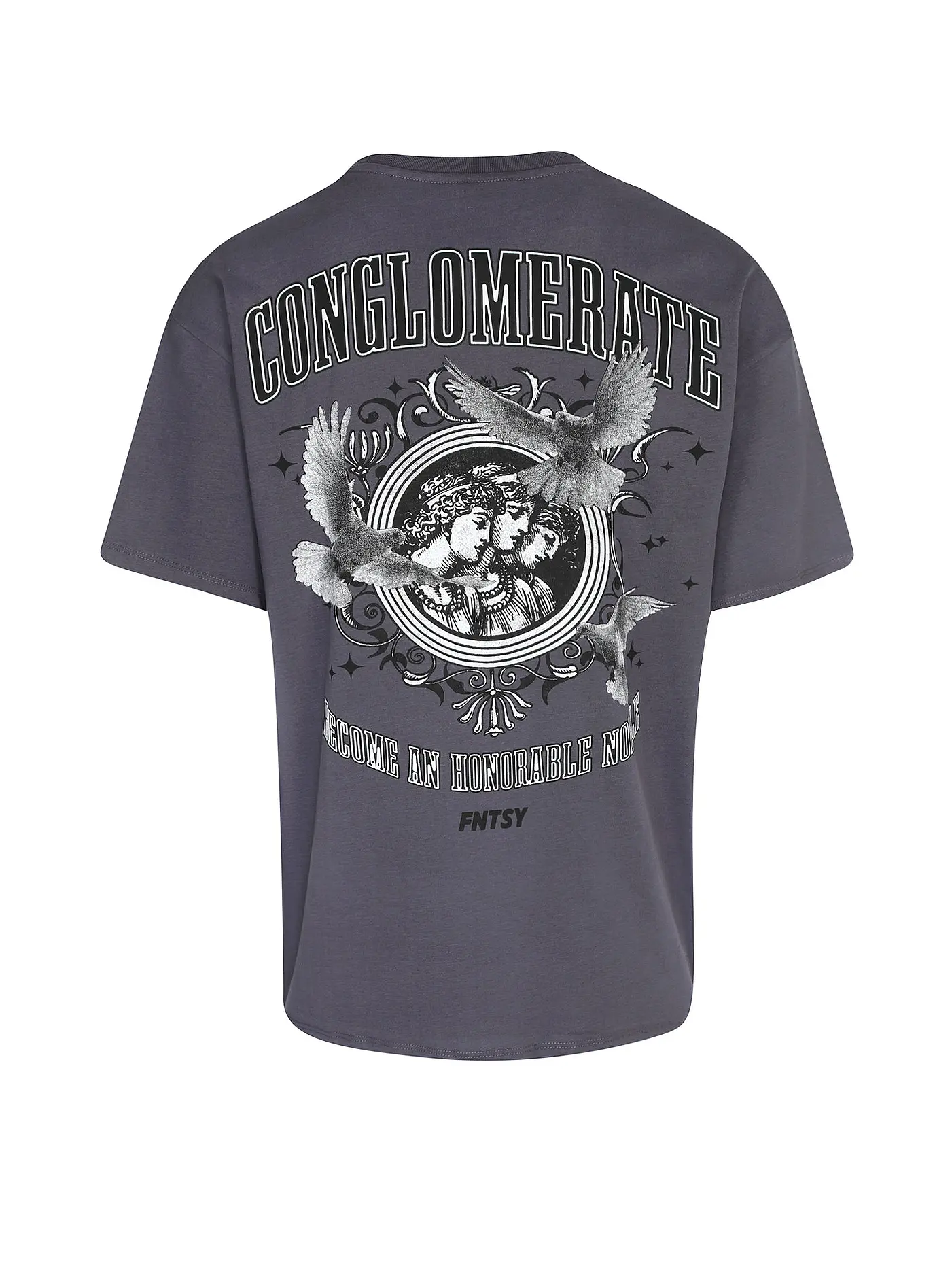 FNTSY | T-Shirt NOBLE | schwarz