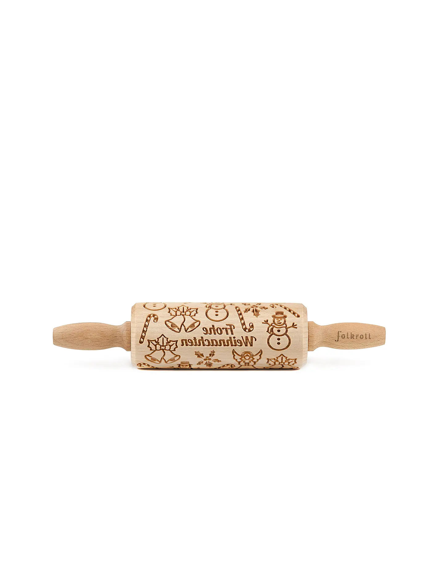 FOLKROLL | Teigrolle Sterne 23cm | braun