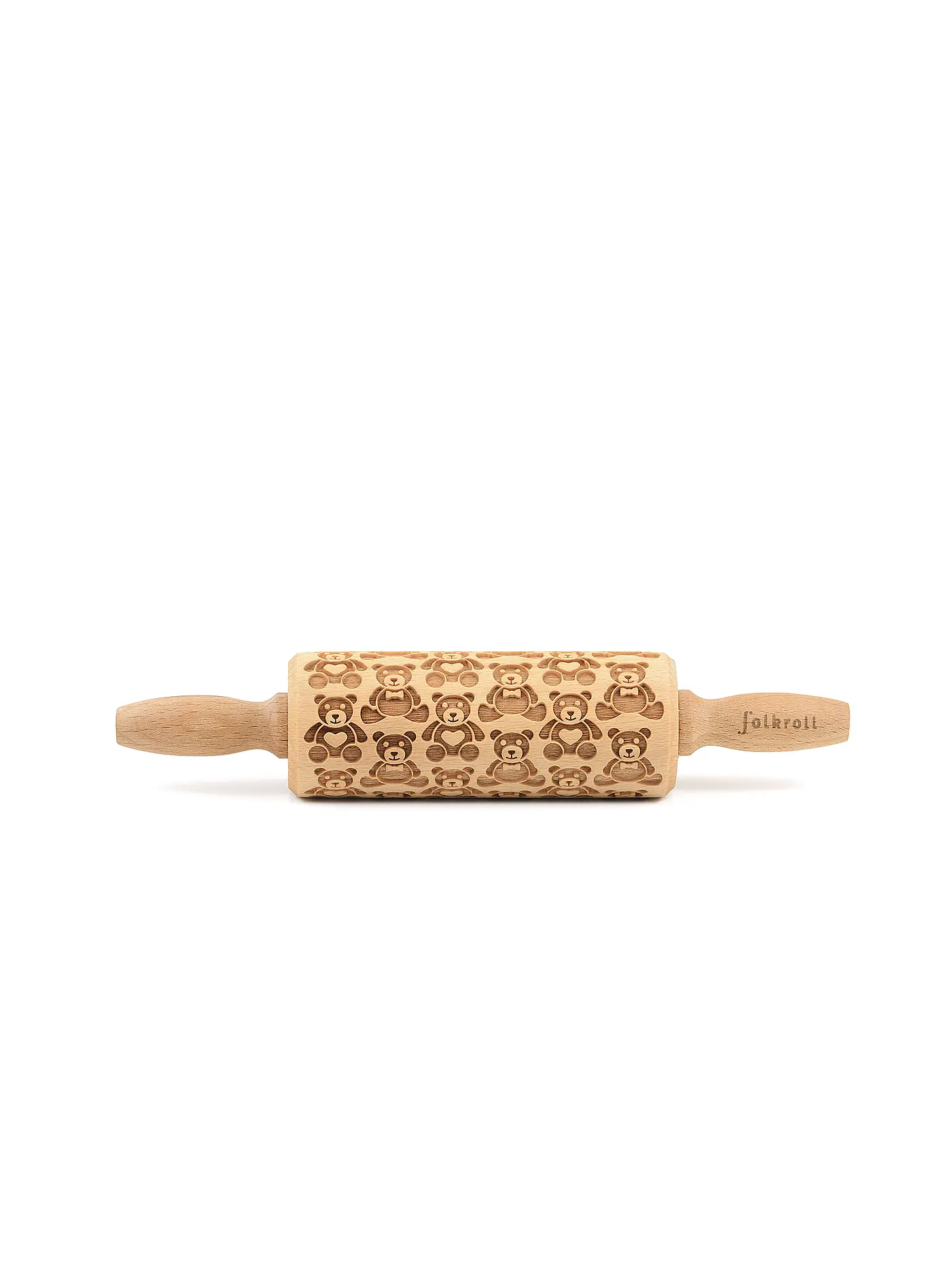 FOLKROLL | Teilgrolle Junior 23cm Teddybär | braun