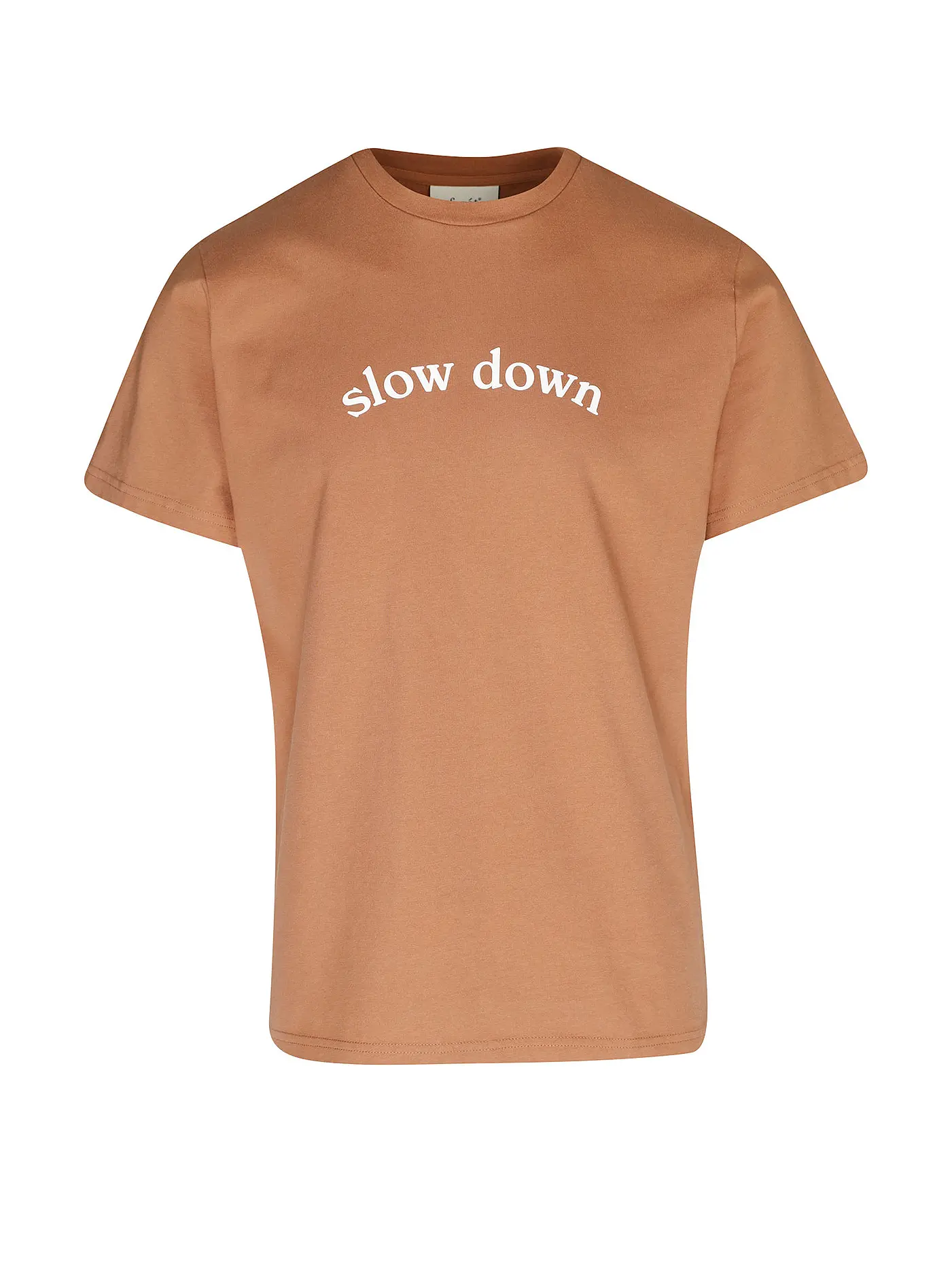 FORET | T-Shirt PACE SLOW DOWN | koralle