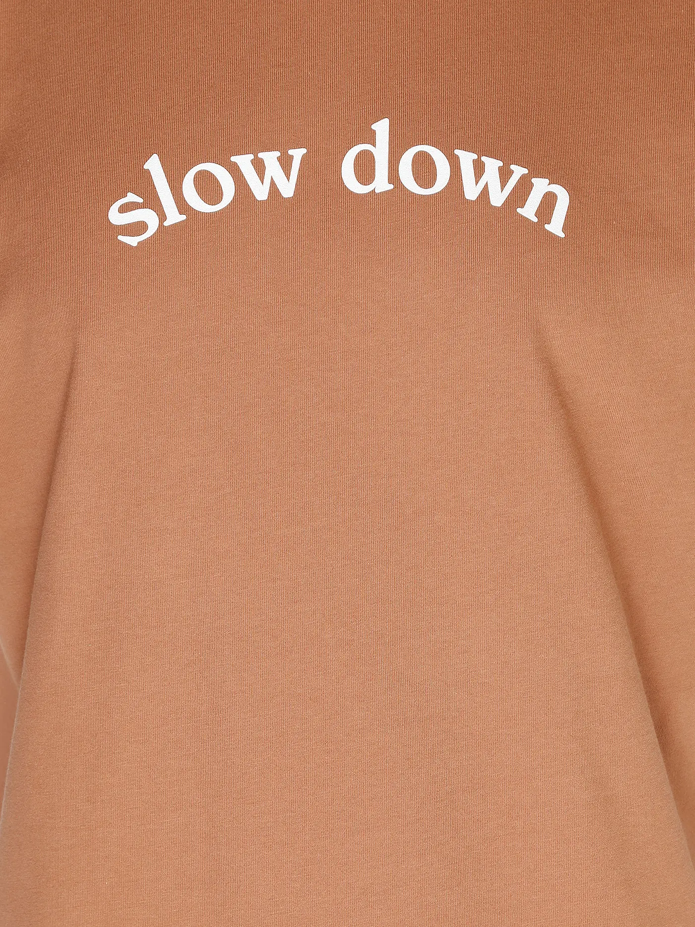 FORET | T-Shirt PACE SLOW DOWN | koralle