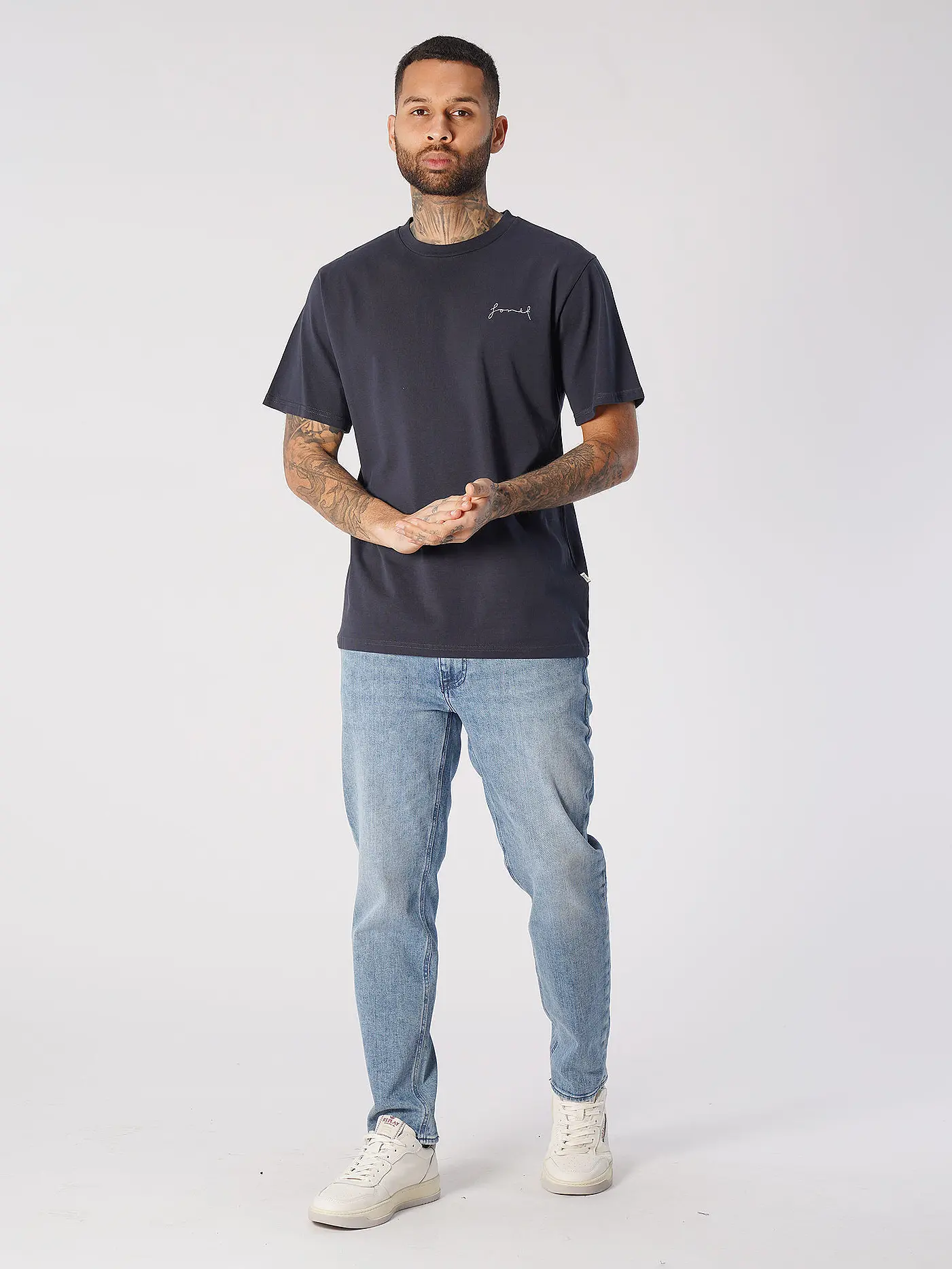 FORET | T-Shirt PITCH | blau