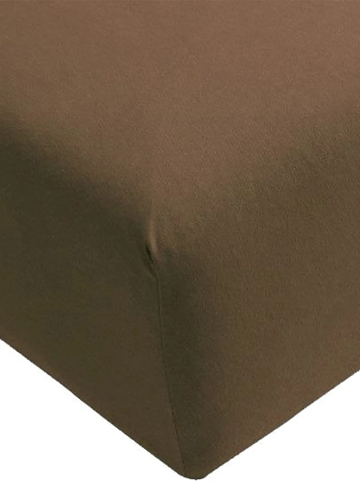 FORMESSE | Jersey-Spannleintuch "Bella Donna"  90/190 cm - 100/220cm (Olive) | braun