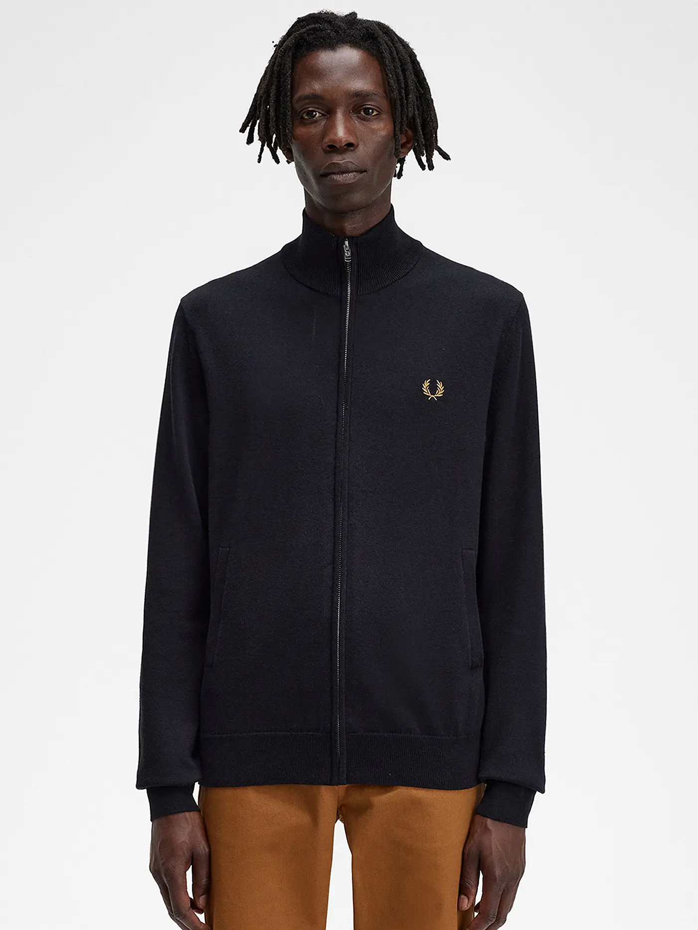 FRED PERRY | Strickjacke  | schwarz