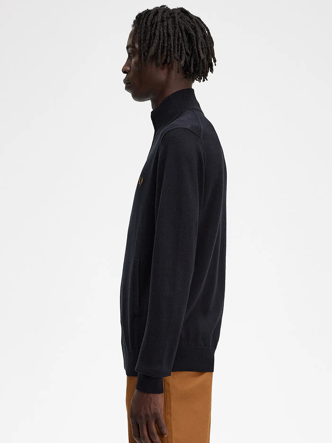 FRED PERRY | Strickjacke  | schwarz