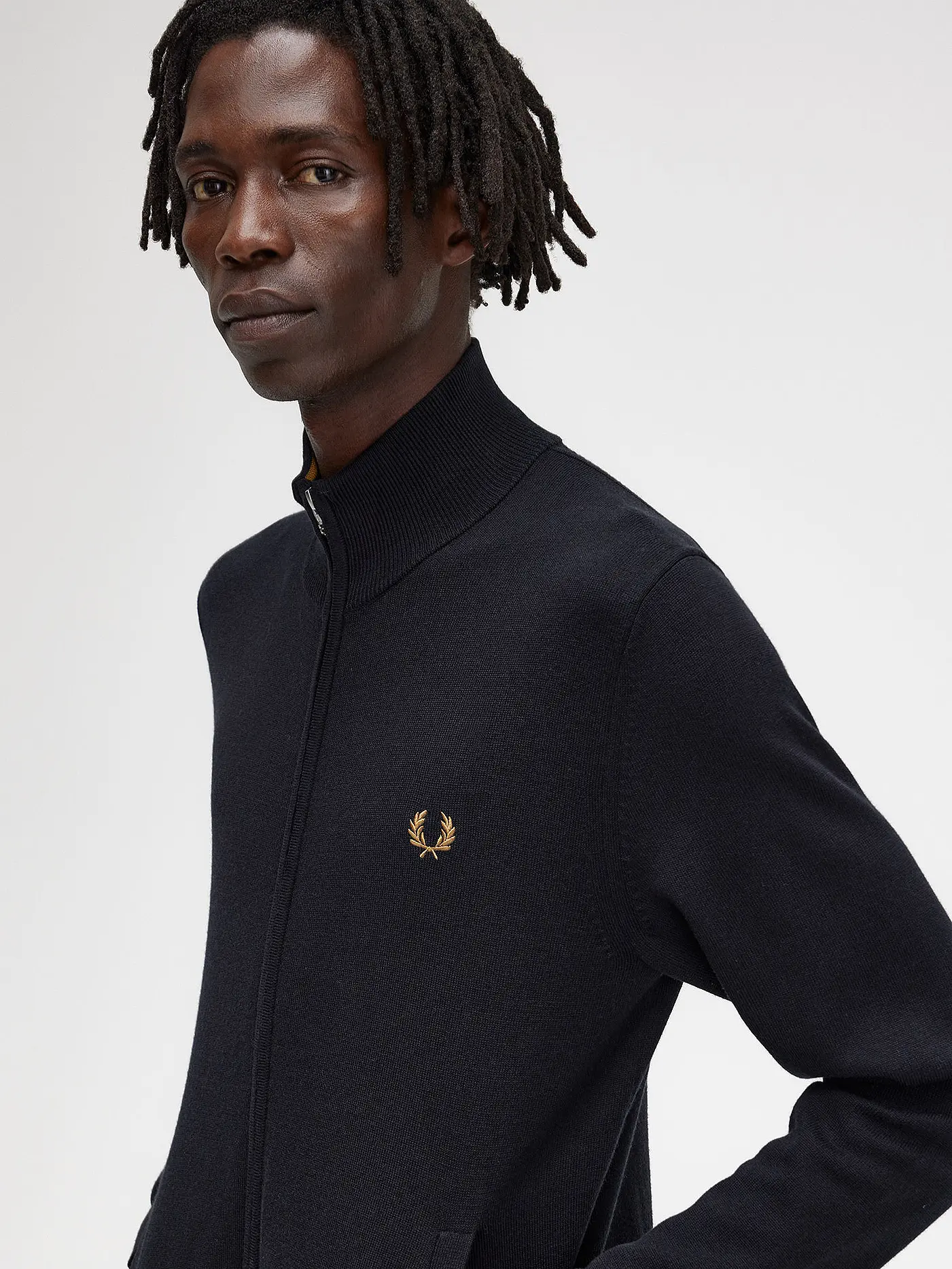 FRED PERRY | Strickjacke  | schwarz
