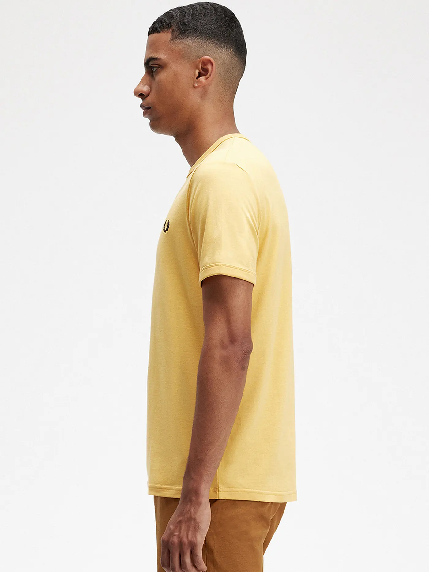 FRED PERRY | T-Shirt | gelb