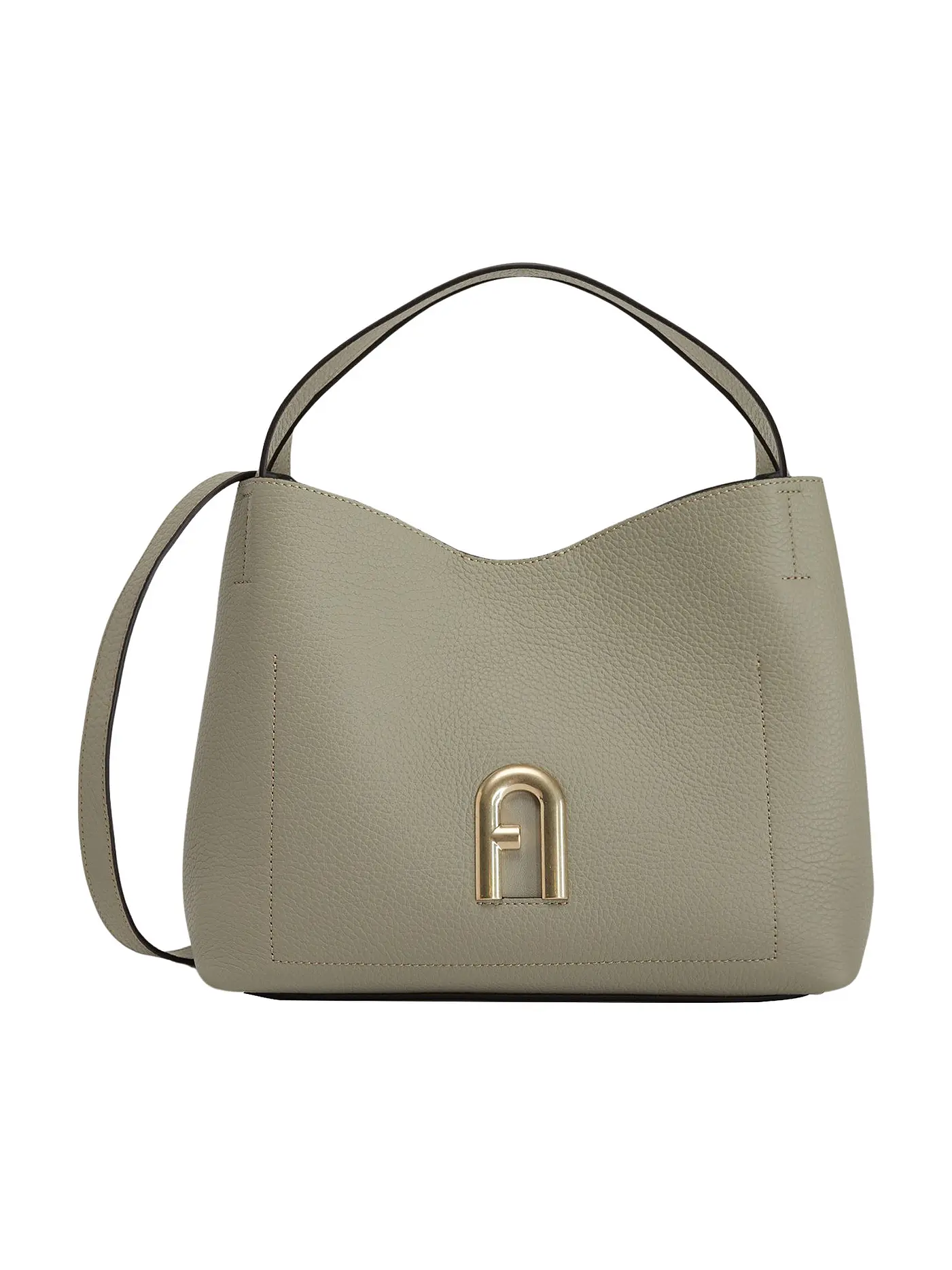 FURLA | Ledertasche - Hobo Bag PRIMULA Small | beige