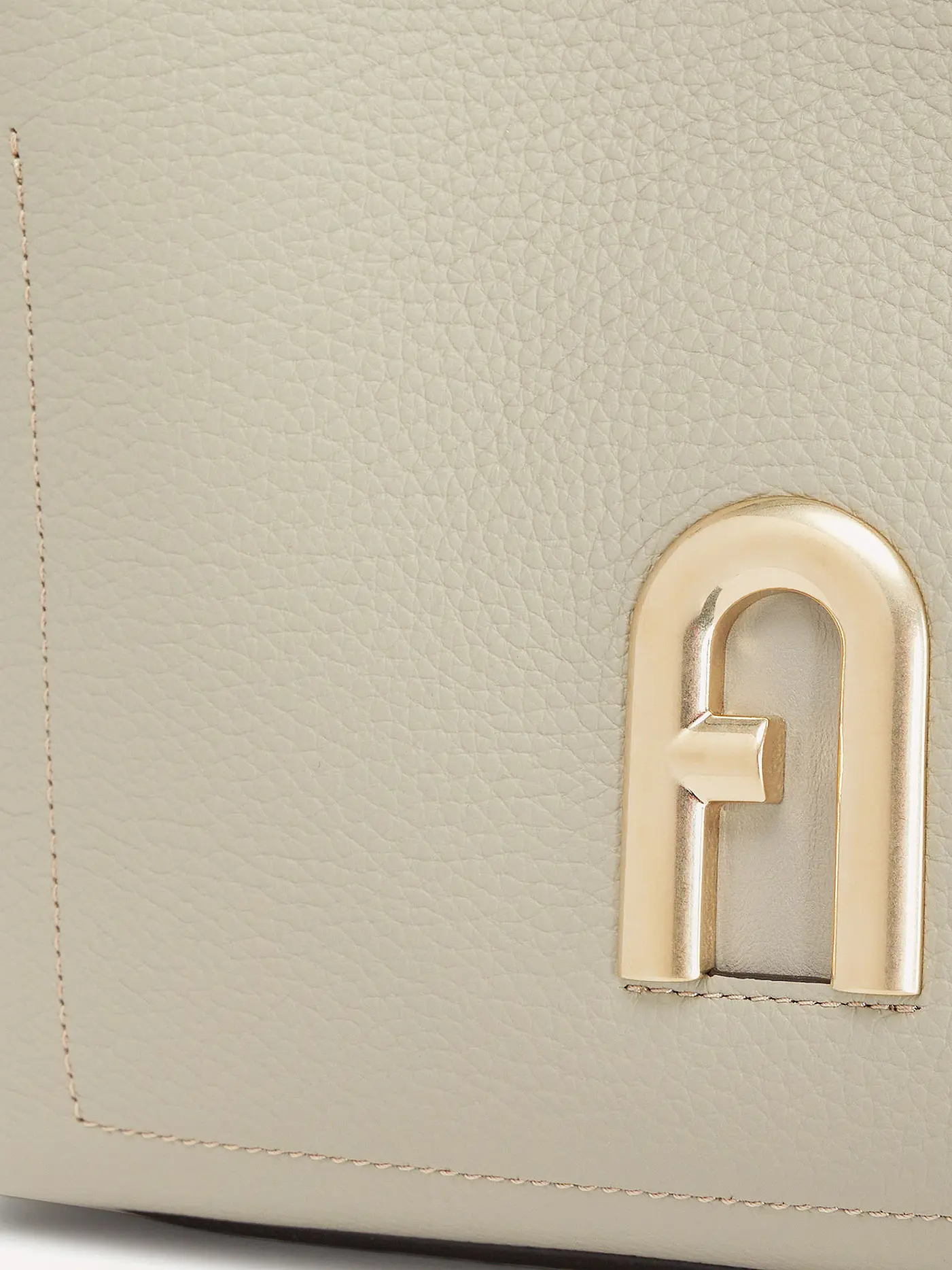FURLA | Ledertasche - Hobo Bag PRIMULA Small | beige