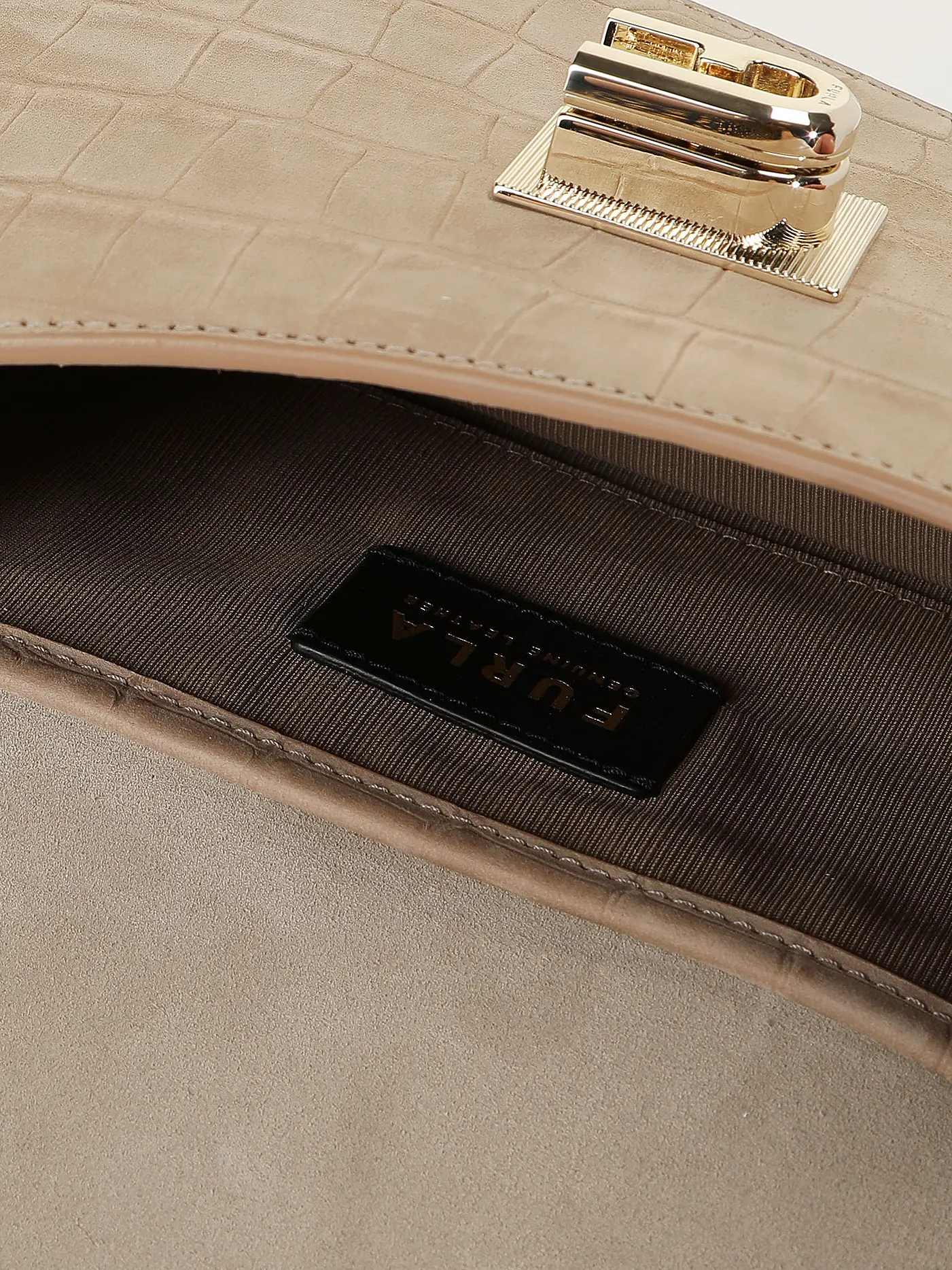 FURLA | Ledertasche - Mini Bag 1927 | beige