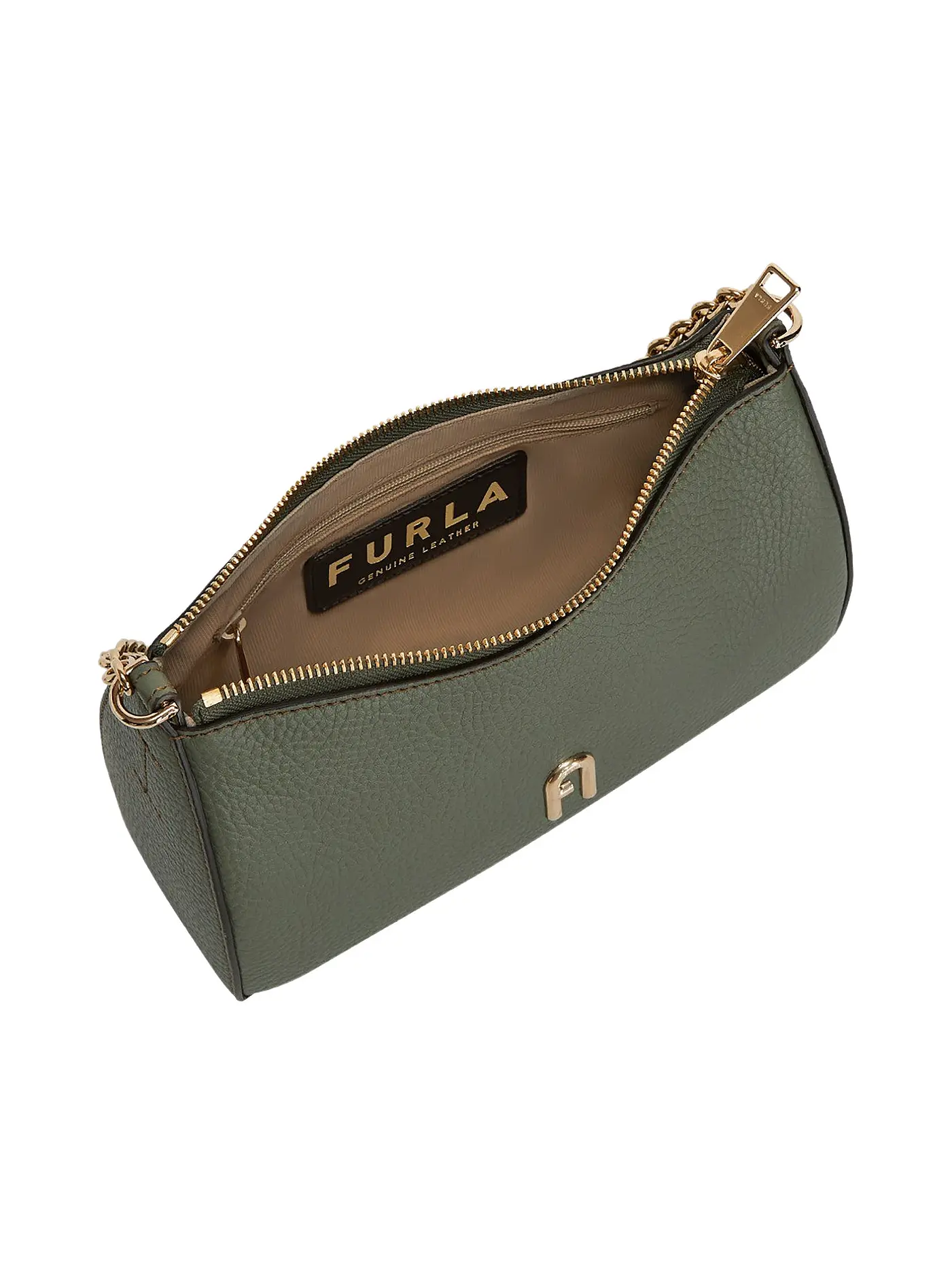 FURLA | Ledertasche - Mini Bag PRIMULA XSmall | olive