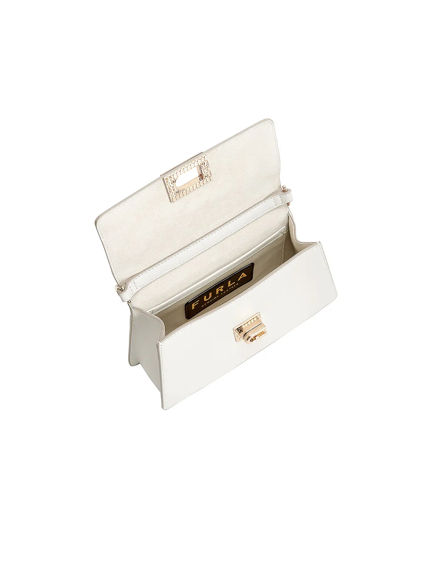 FURLA | Ledertasche - Mini Bag ZOE MINI | beige