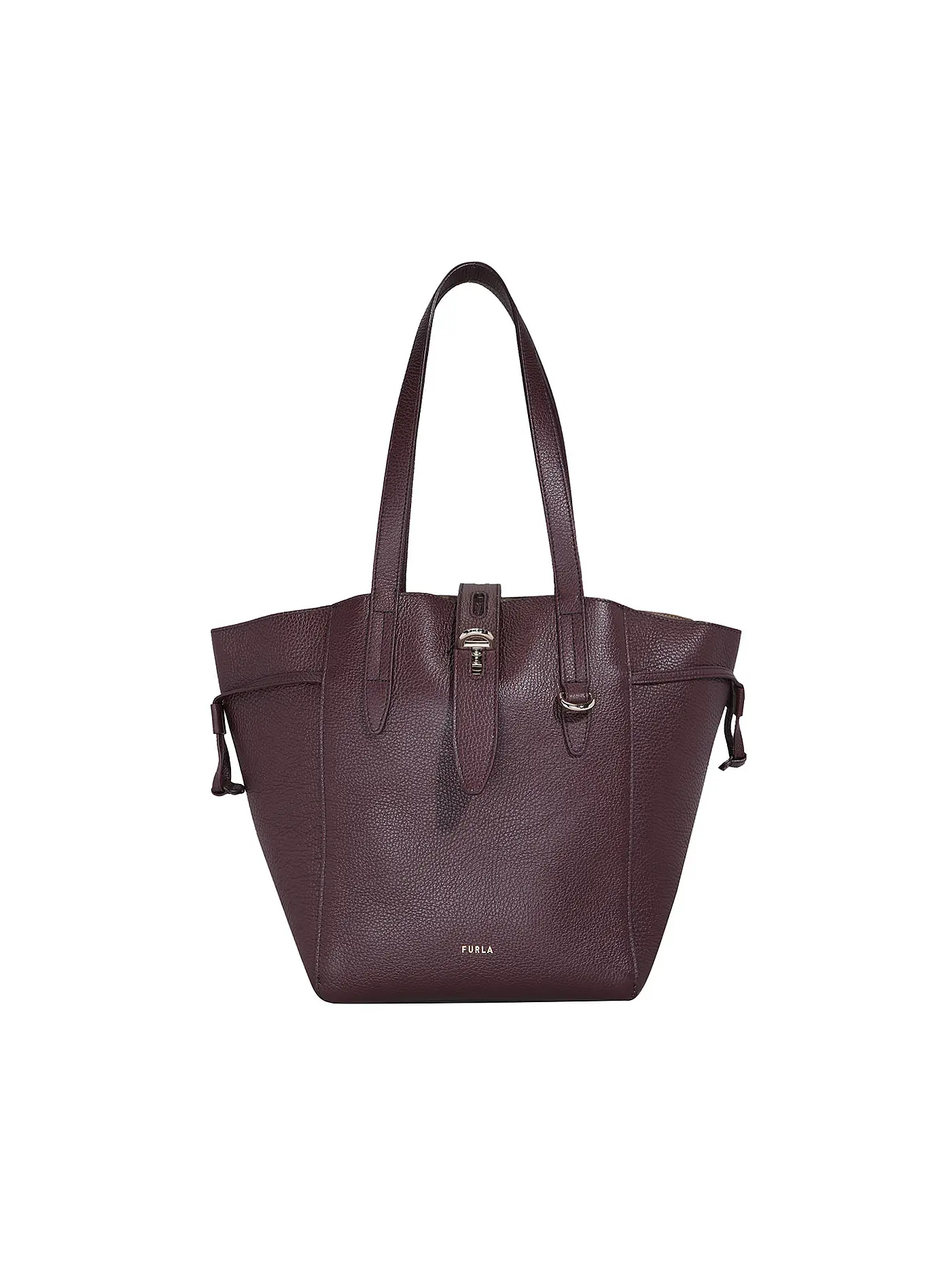 FURLA | Ledertasche - Shopper NET Medium  | beere
