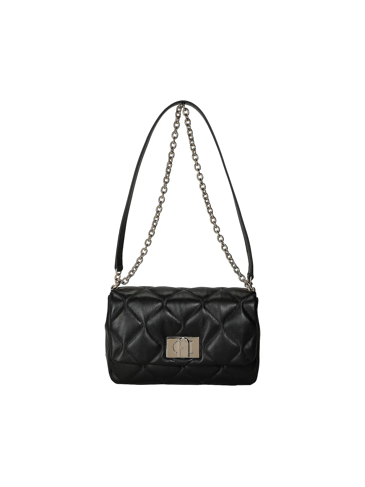 FURLA | Ledertasche - Umhängetasche 1975 small | schwarz
