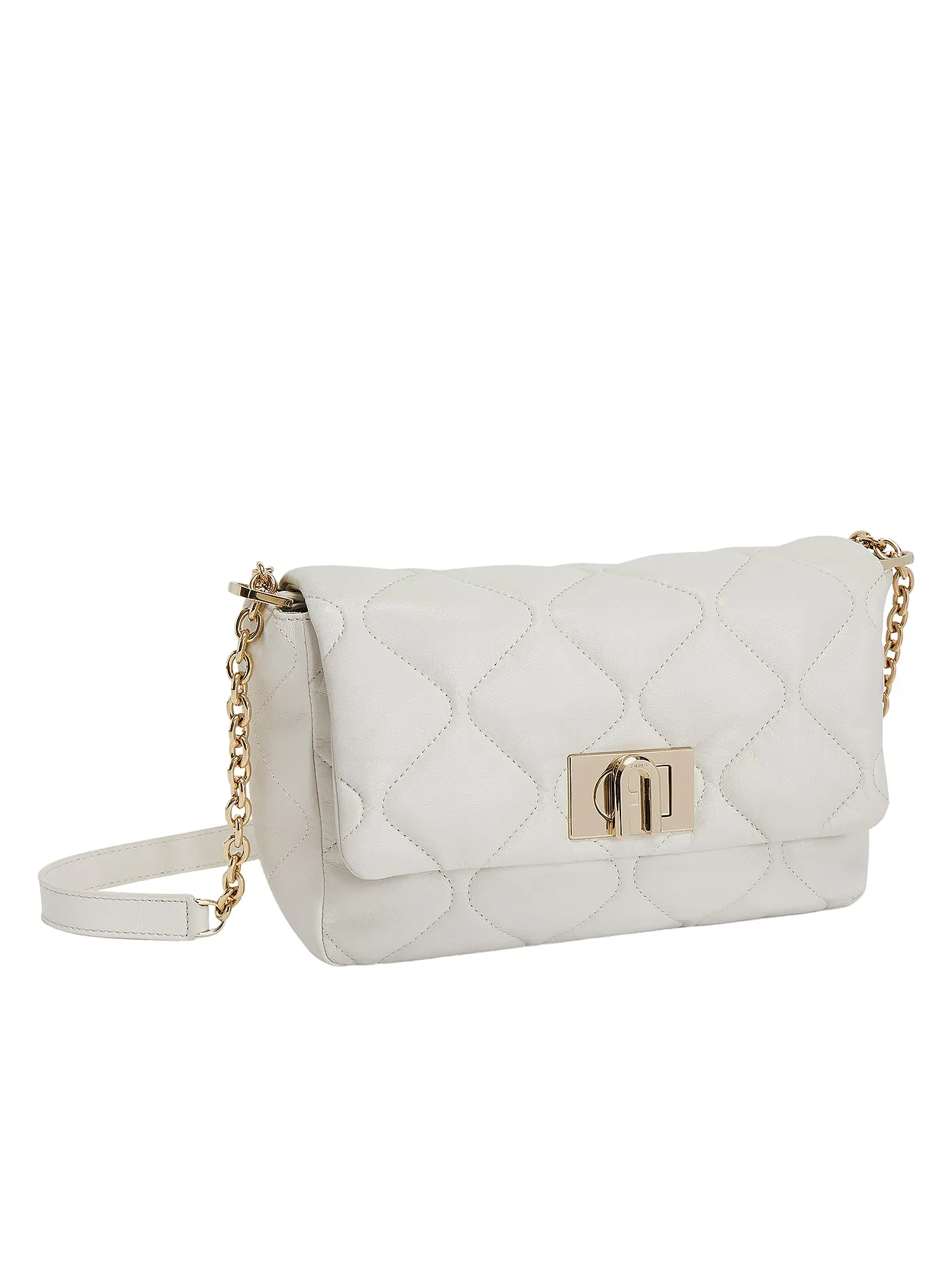 FURLA | Ledertasche - Umhängetasche 1975 small | weiss