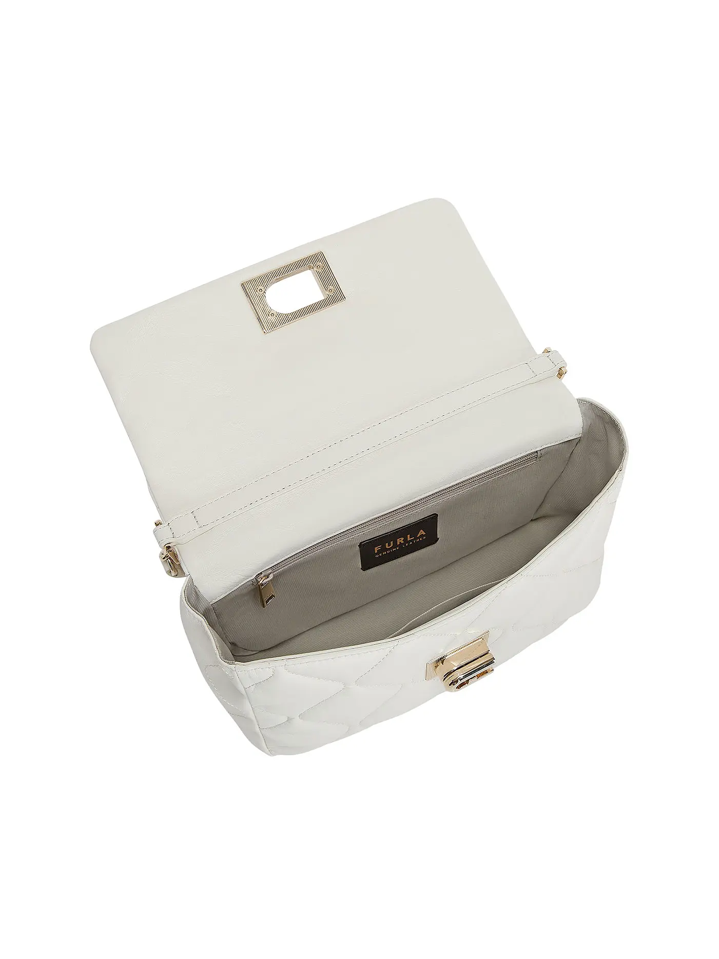 FURLA | Ledertasche - Umhängetasche 1975 small | weiss