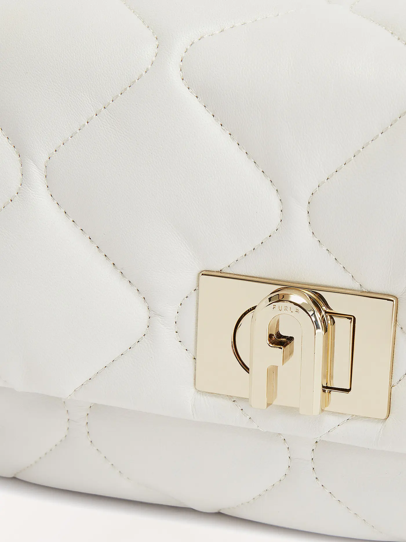 FURLA | Ledertasche - Umhängetasche 1975 small | weiss