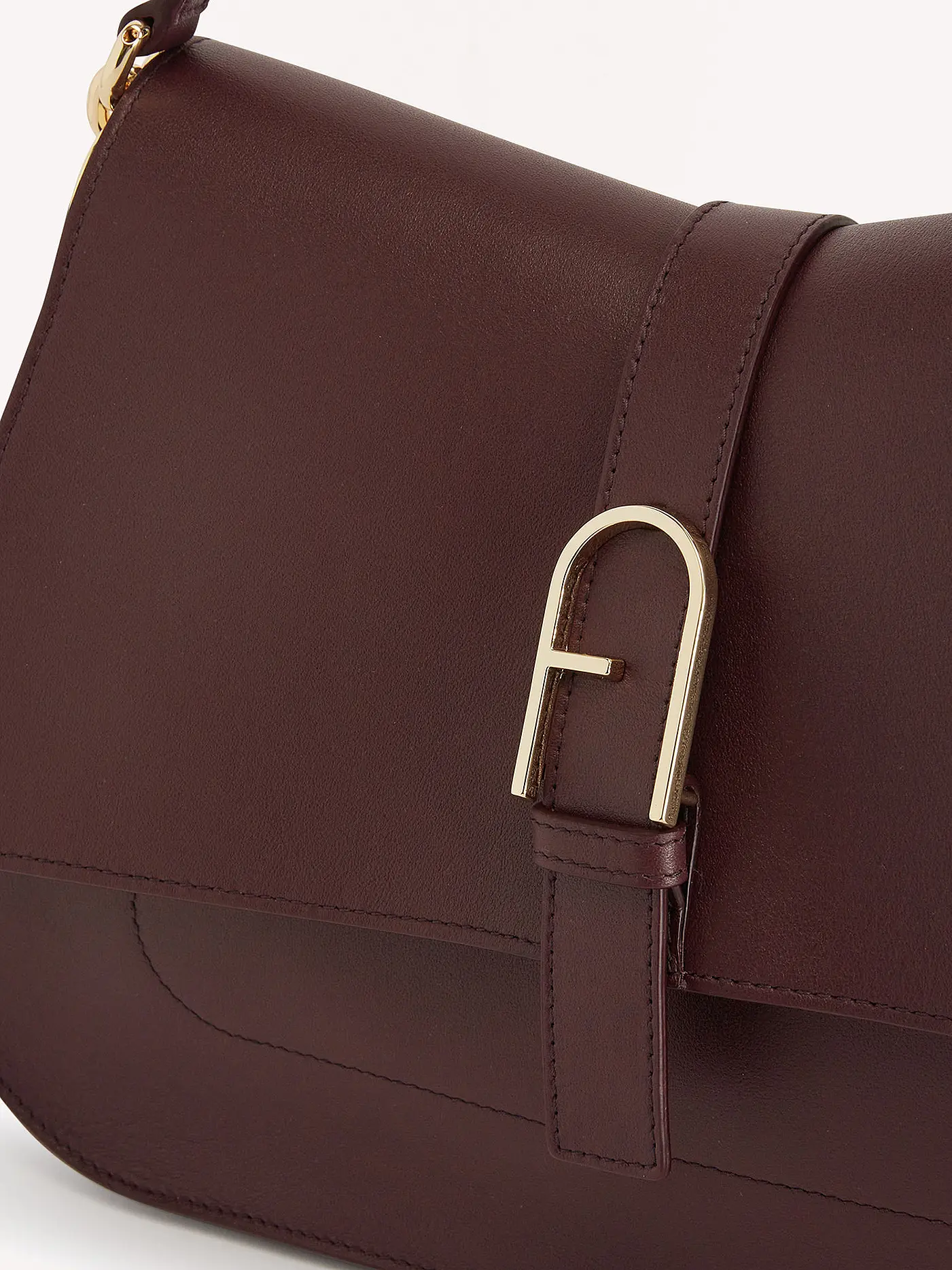 FURLA | Ledertasche - Umhängetasche FLOW Large | beere