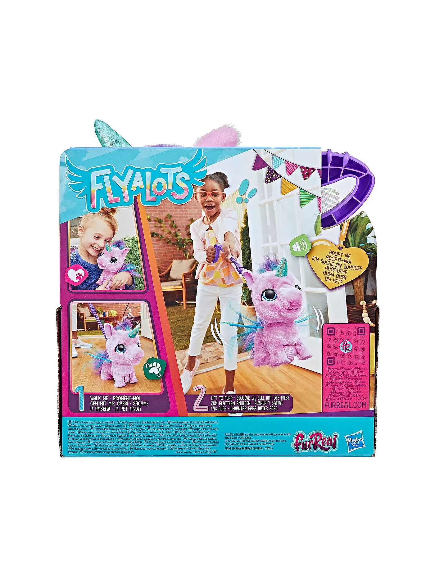 FURREAL FRIENDS | furReal Flyalots Flitter my Unicorn | rosa