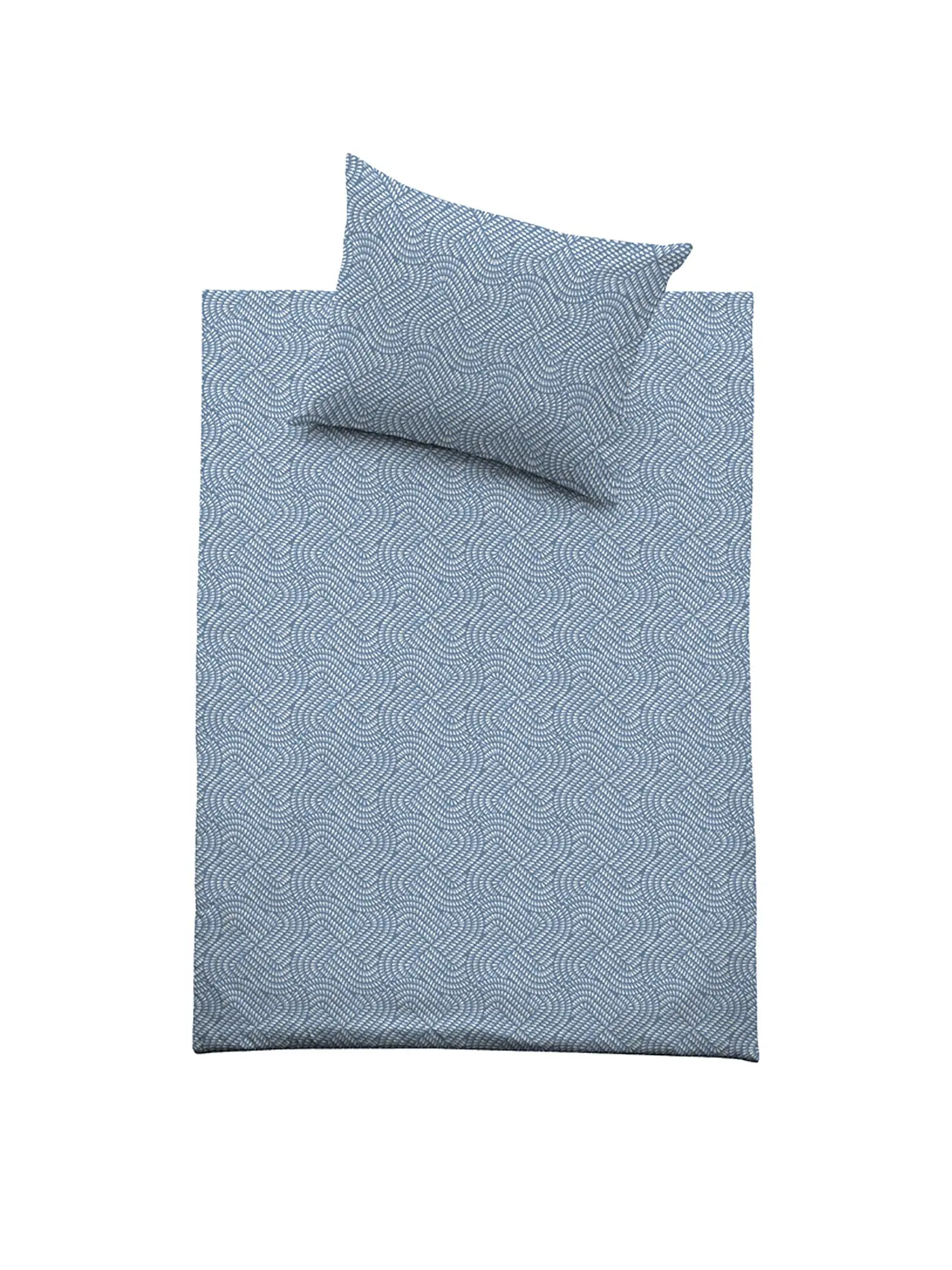 FUSSENEGGER | Satin-Bettwäsche Carola kbA 70x90cm/140x200cm Rosa | blau