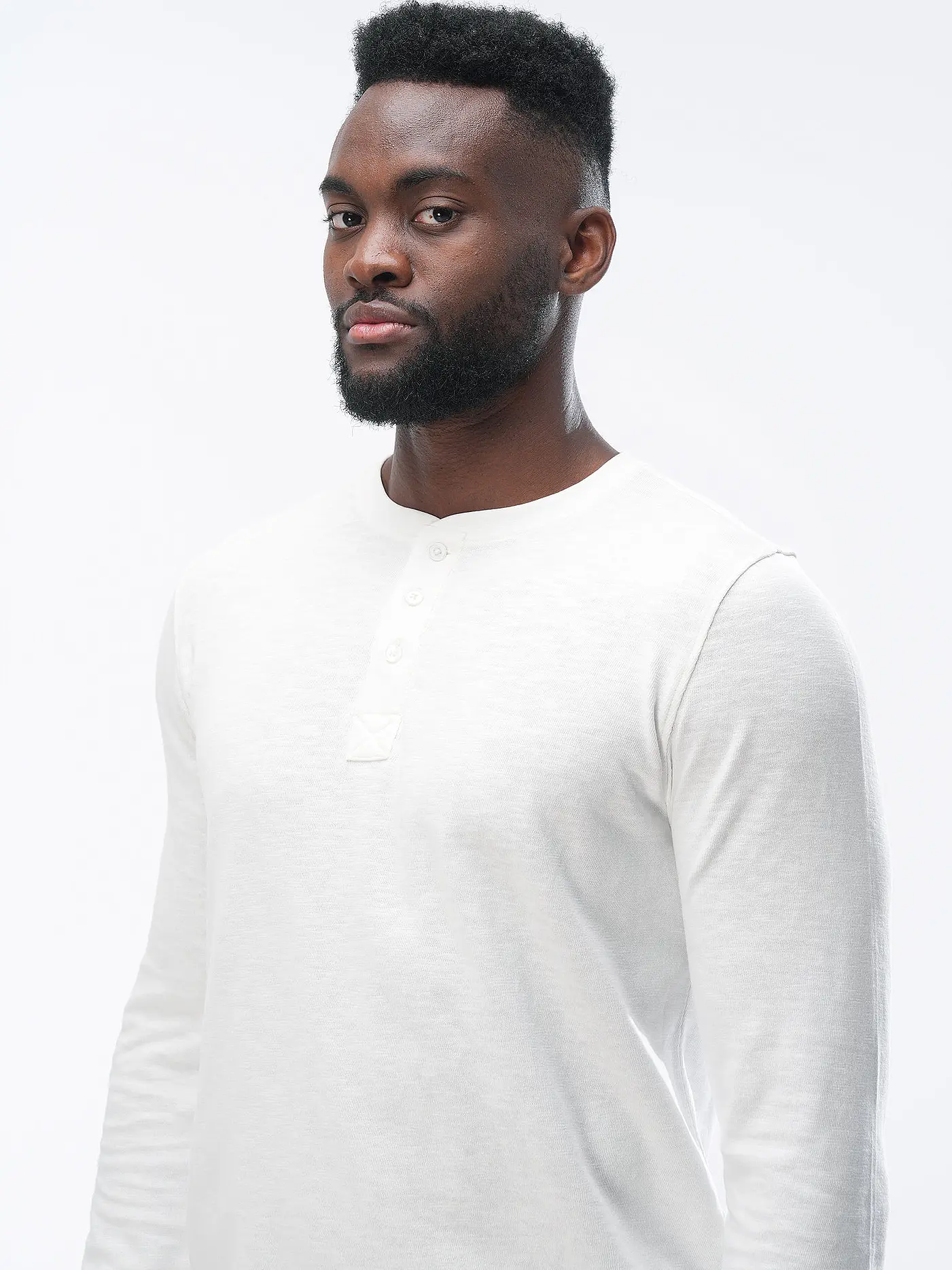 FYNCH HATTON | Langarmshirt | weiss