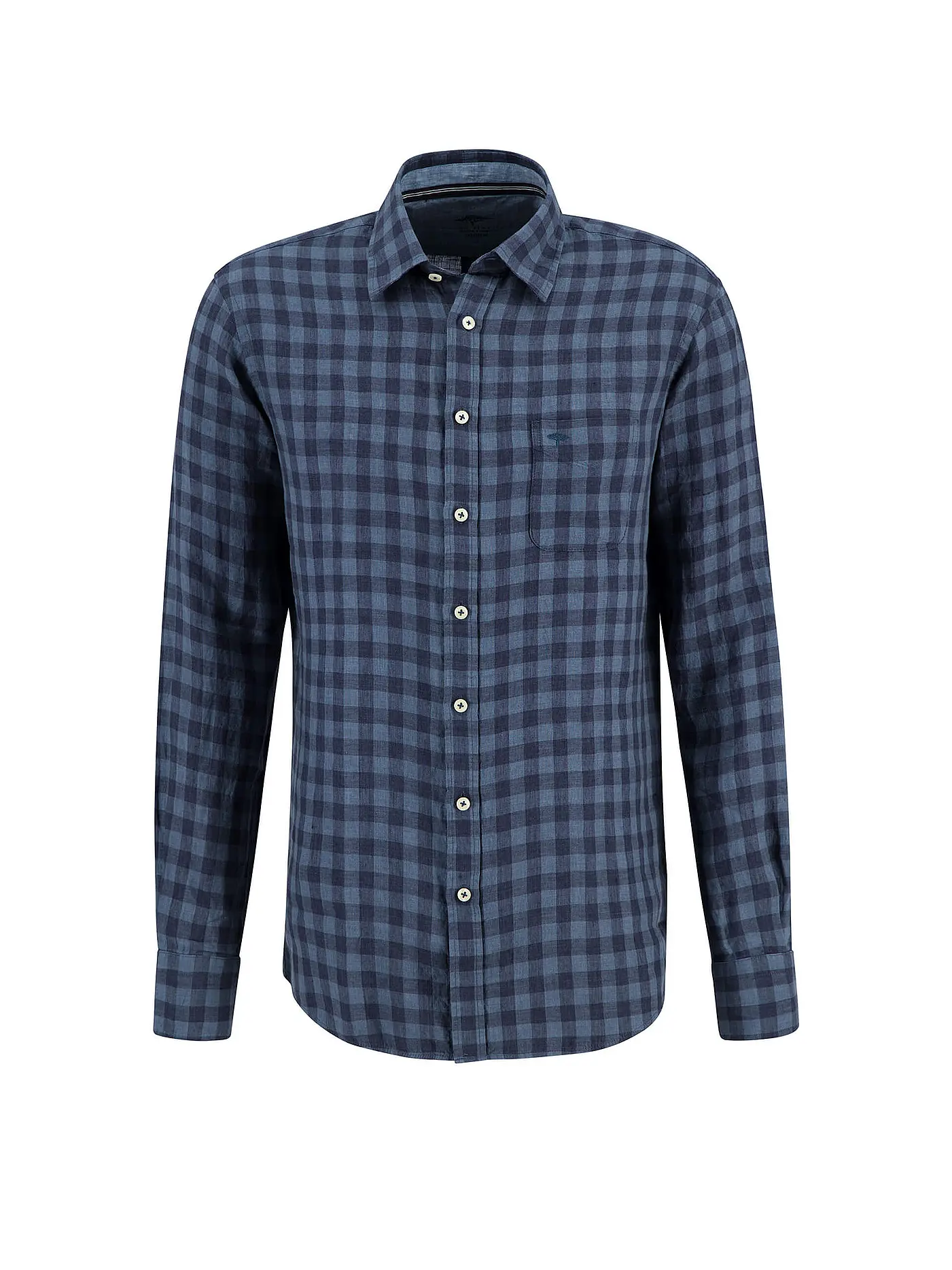 FYNCH HATTON | Leinenhemd  Casual Fit  | blau