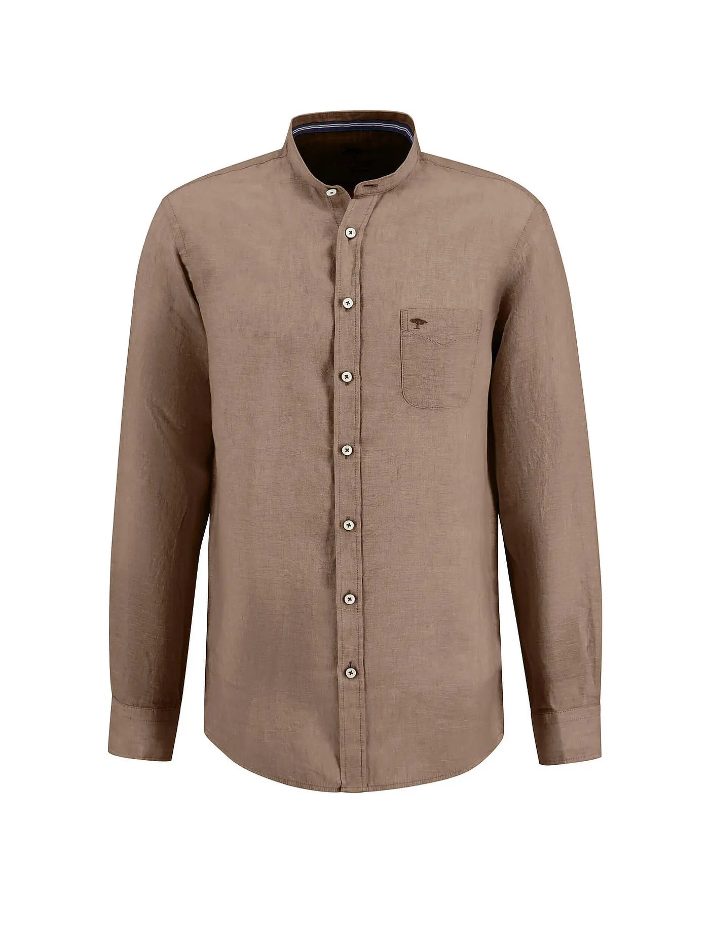FYNCH HATTON | Leinenhemd Casual Fit  | beige